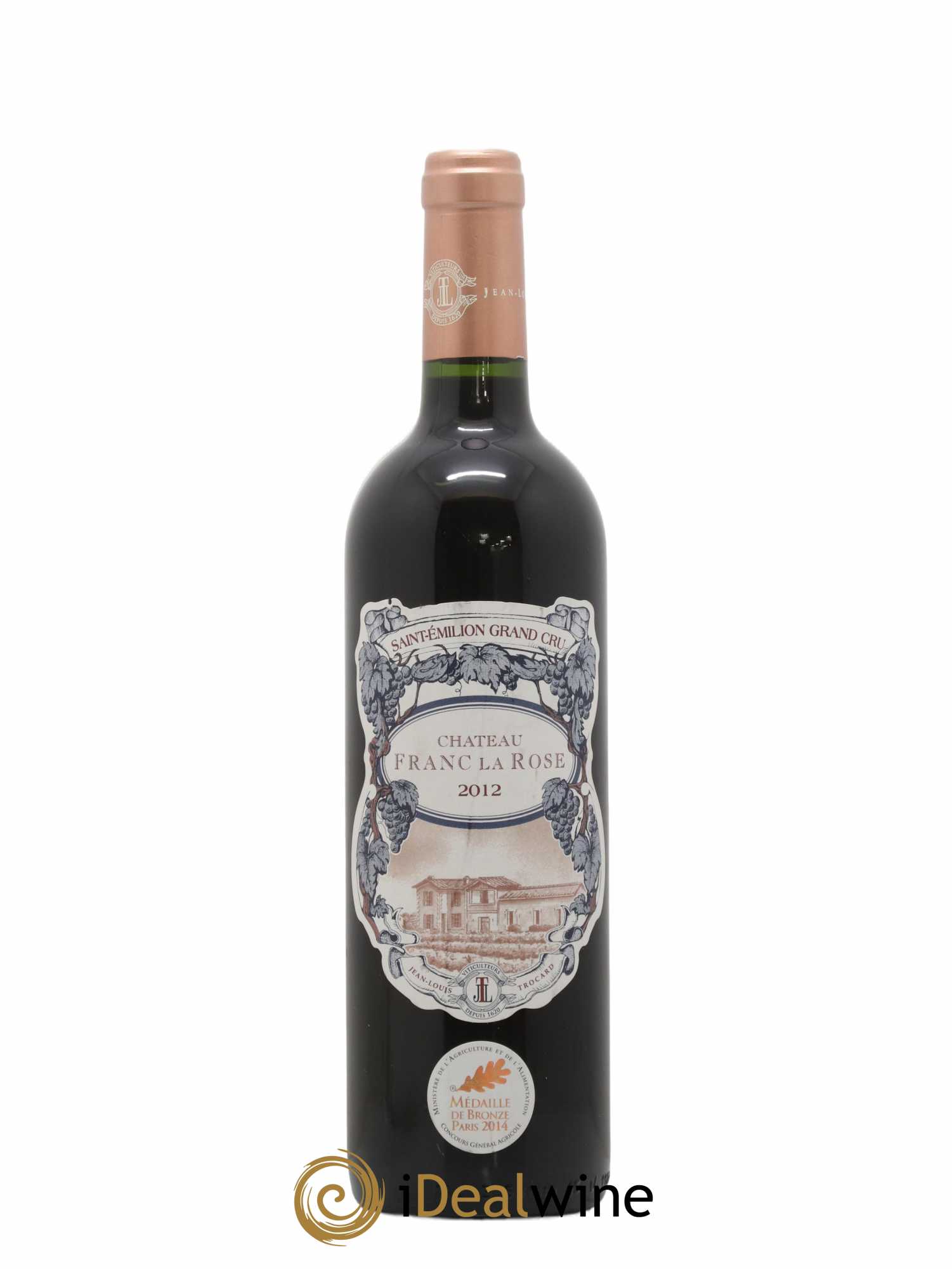 Buy SaintÉmilion Grand Cru Château Franc La Rose 2012 (lot 8576)