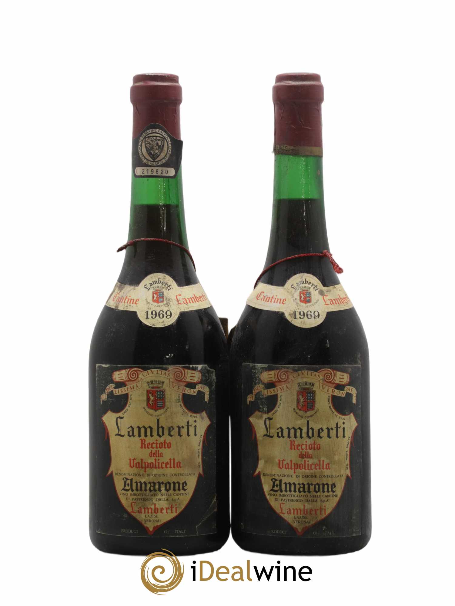 Acheter Vénétie Recioto della Valpollicella Lamberti 1969 (lot 111)