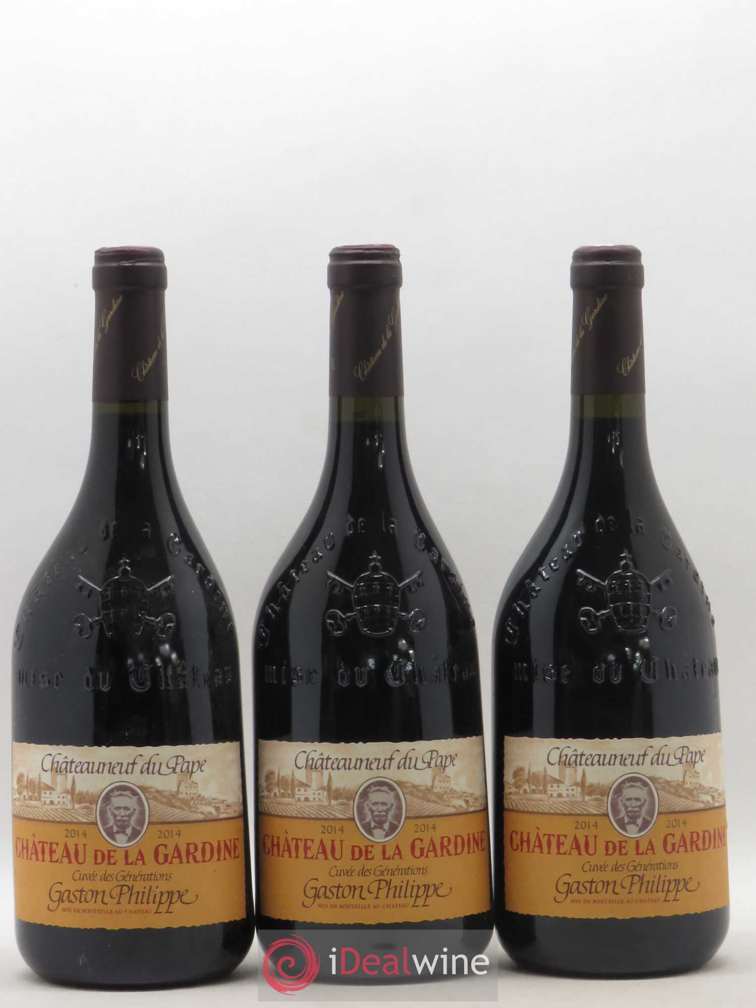 Buy Chateauneuf Du Pape Chateau De La Gardine Cuvee Des Generations Famille Brunel 14 Lot 60