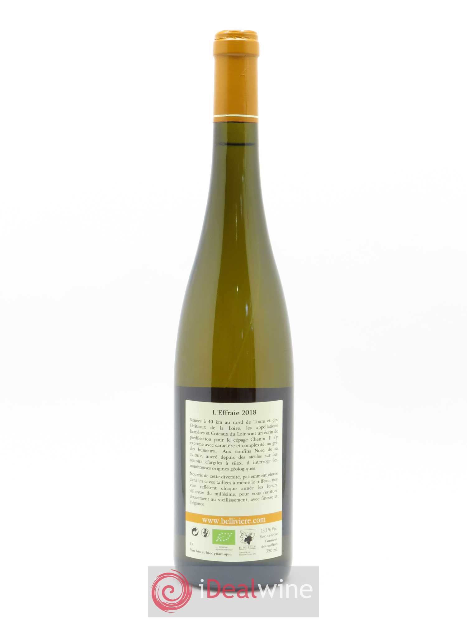 Acheter Coteaux du Loir L'Effraie Domaine de Bellivière 2018 (lot 42932)
