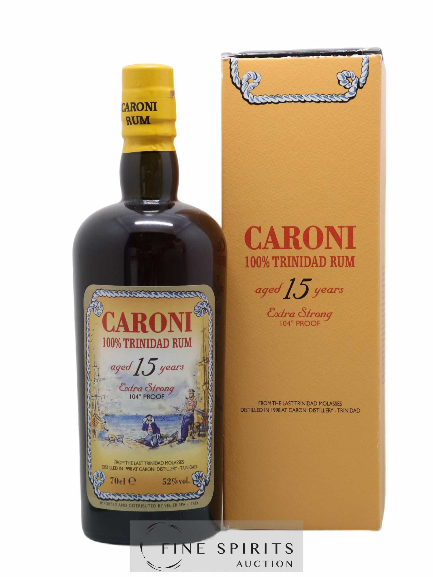 Caroni 15 years 1998 Velier 104° Proof bottled 2013 Extra Strong 