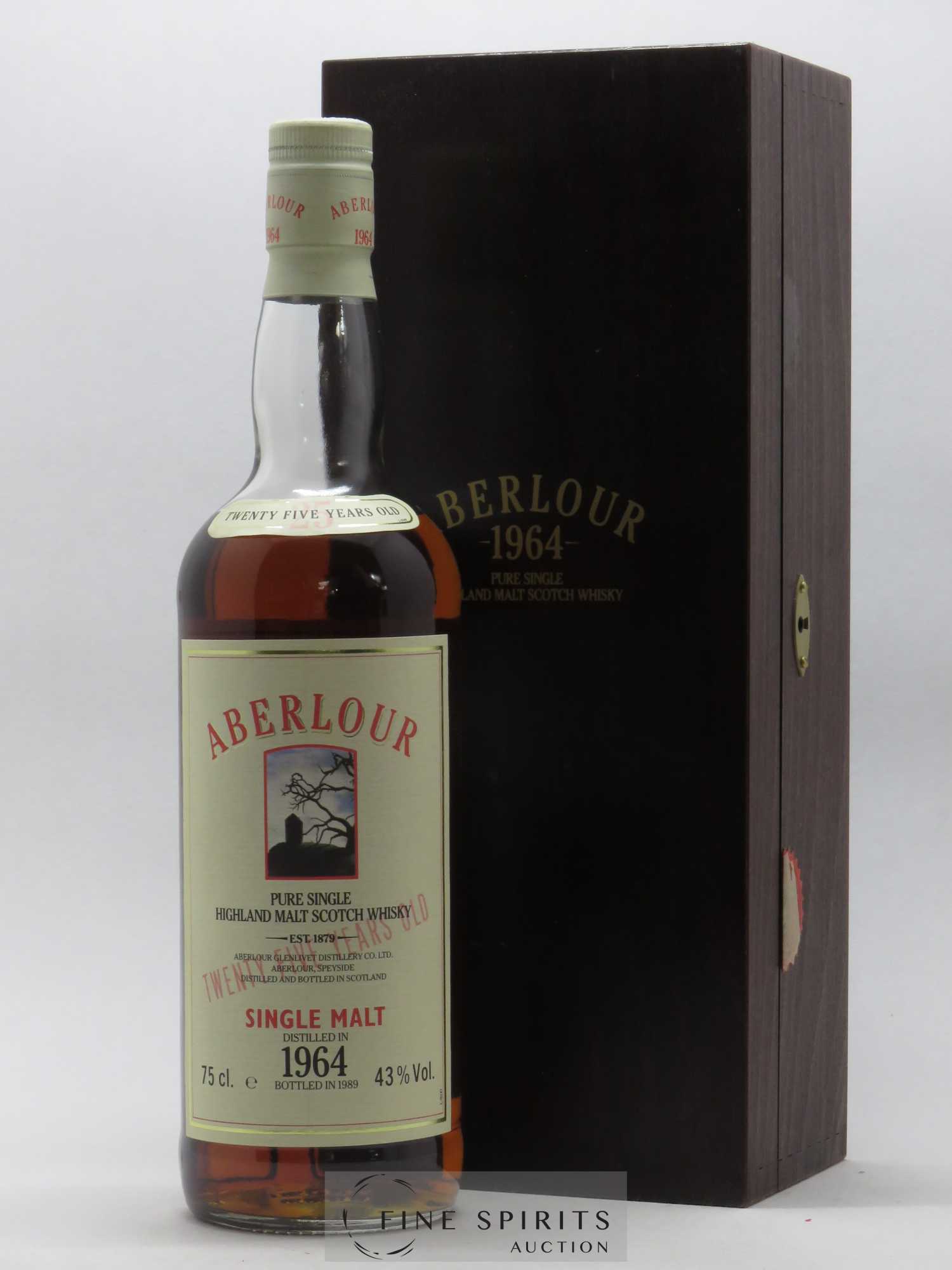 Aberlour 25 years 1964 Of. bottled 1989 N°06073