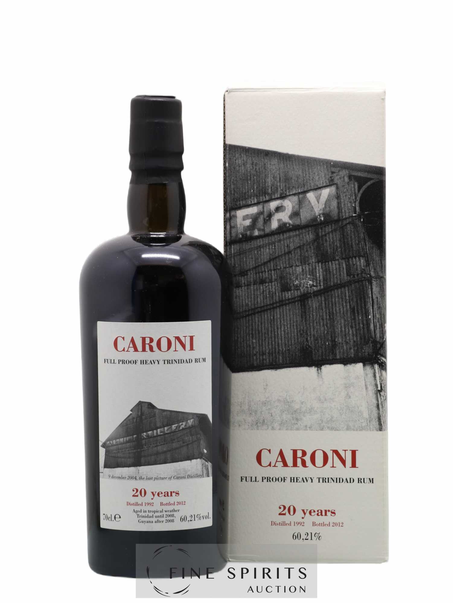 Caroni 20 years 1992 Velier Full Proof 1621 bottles - bottled 2012 