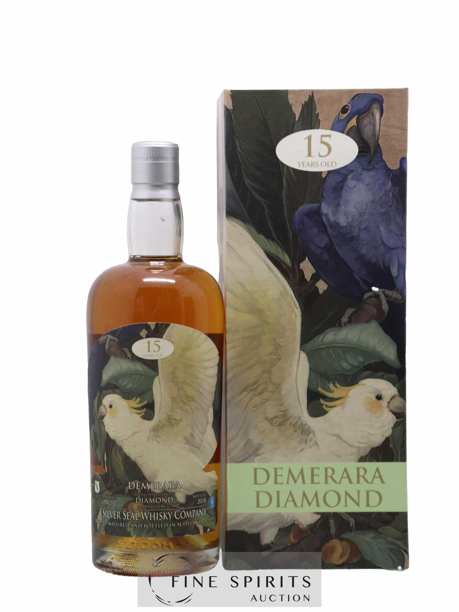 Diamond 15 years 2002 Silver Seal Whisky Company Cask n°91 - One of 220 - bottled 2018 Whisky Antique 