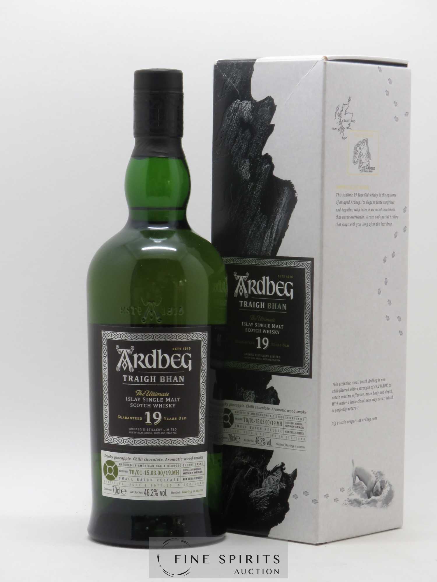 Ardbeg 19 years Of. Traigh Bhan TB-01-15.03.00-19.MH The Ultimate 