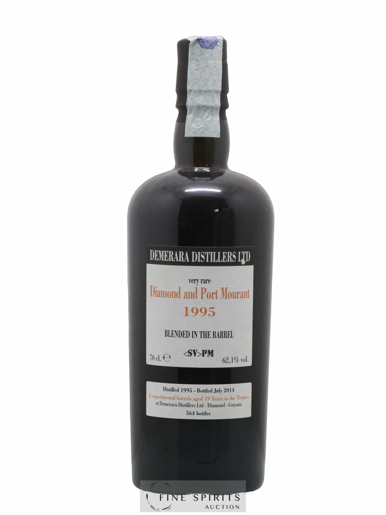 Diamond And Port Mourant 19 years 1995 Velier Very Rare Barrels SV PM - bottled in 2014 Special Edition 