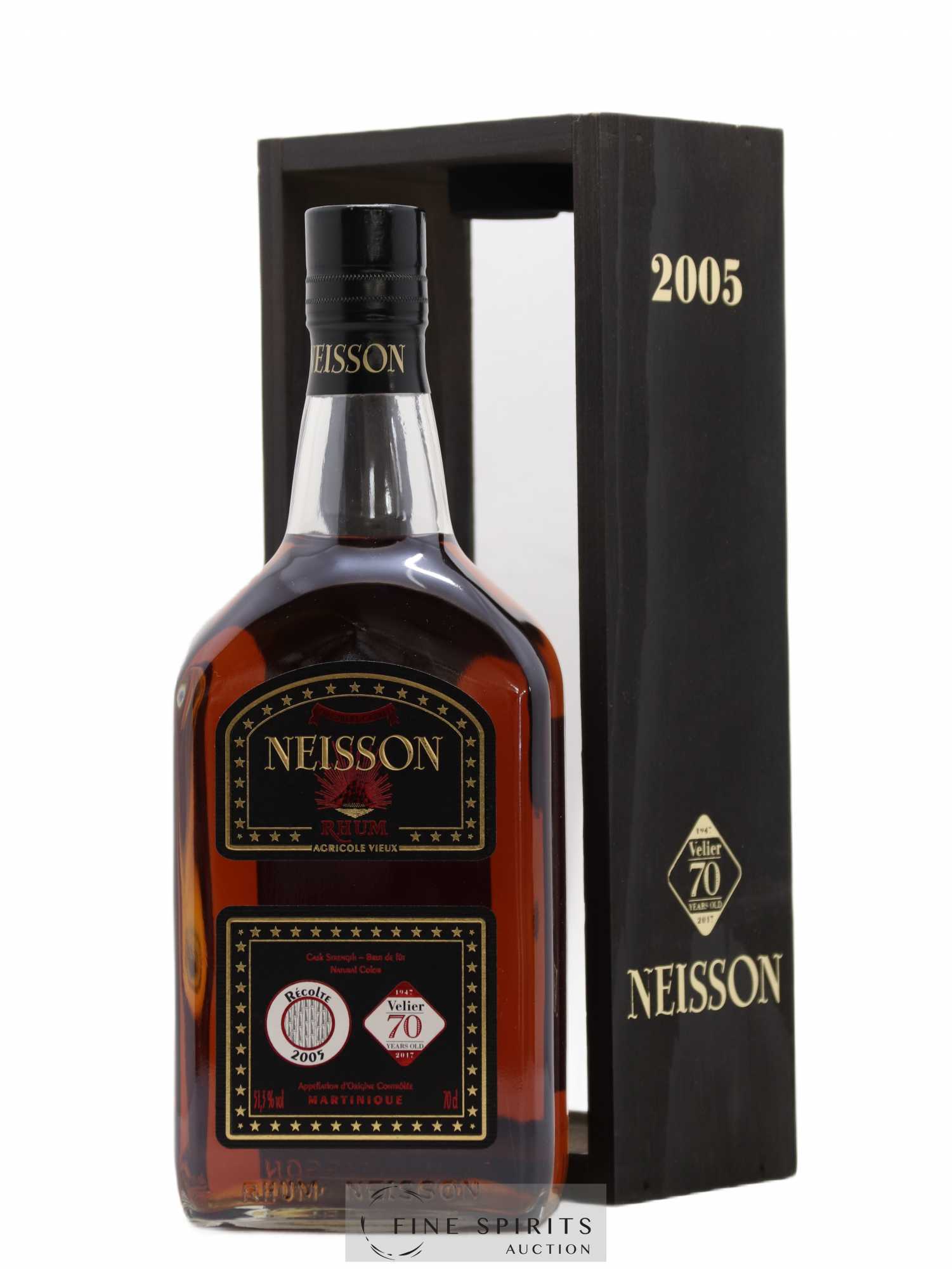 Neisson 2005 Of. Cask Strengh - bottled 2017 Velier 70 Years Old Edition Unique de 1150 bouteilles 