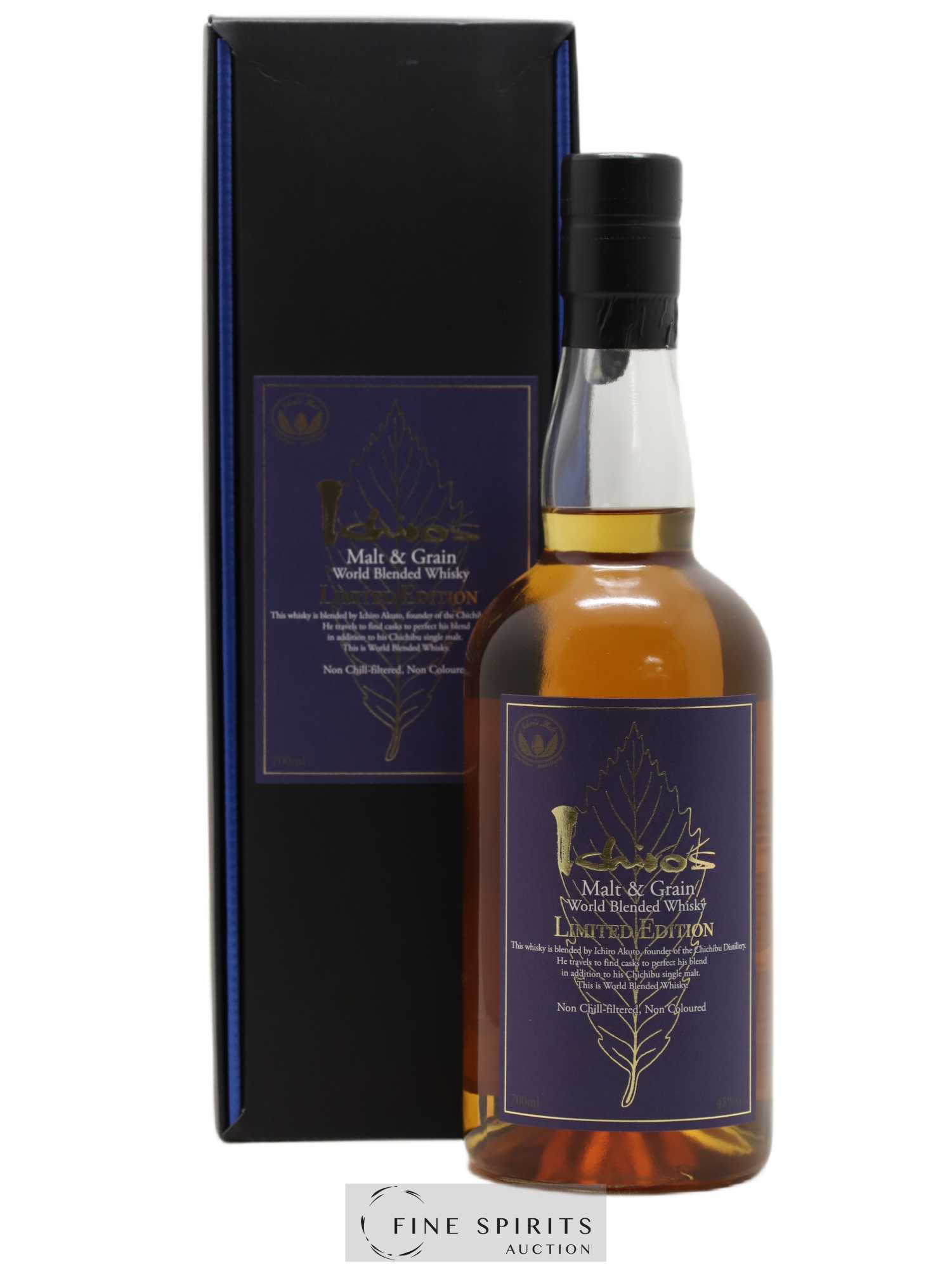 Ichiro's Malt Of. Malt & Grain - World Blended Whisky Non-Chill filtered LMDW Limited Edition 