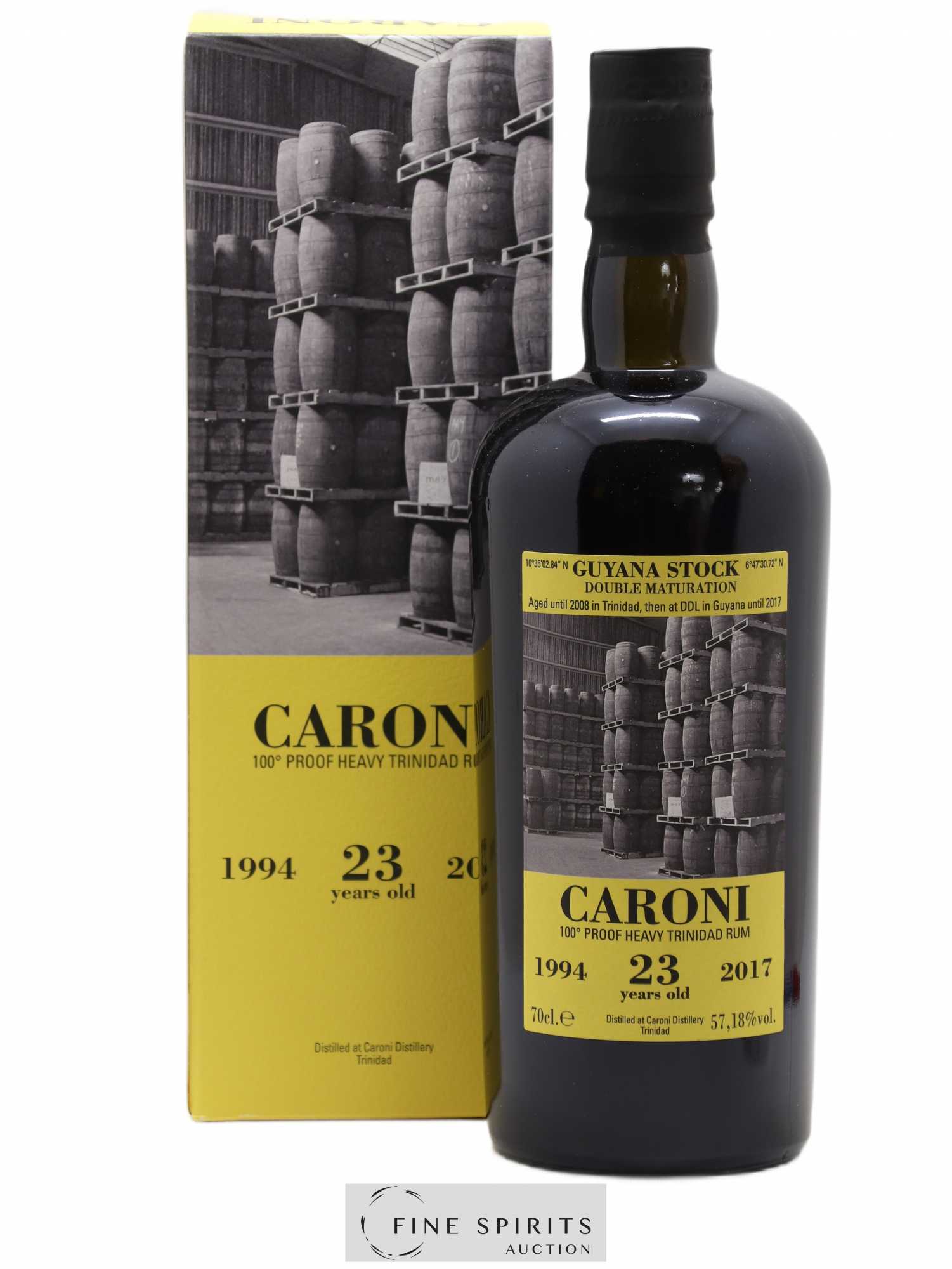 Caroni 23 years 1994 Velier 36th Release Double Maturation - bottled 2017 Guyana Stock 
