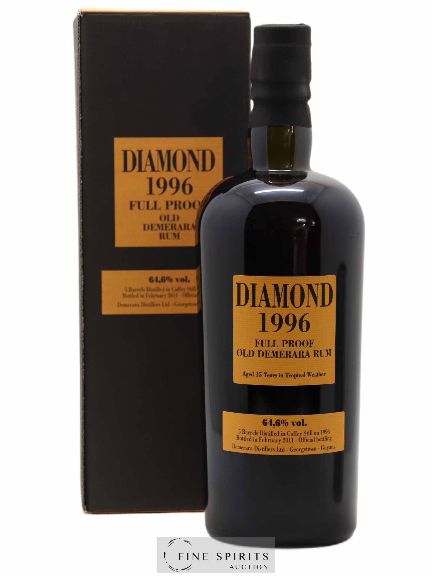 Diamond 15 years 1996 Of. Full Proof Barrels SVW - bottled in 2011 Velier 
