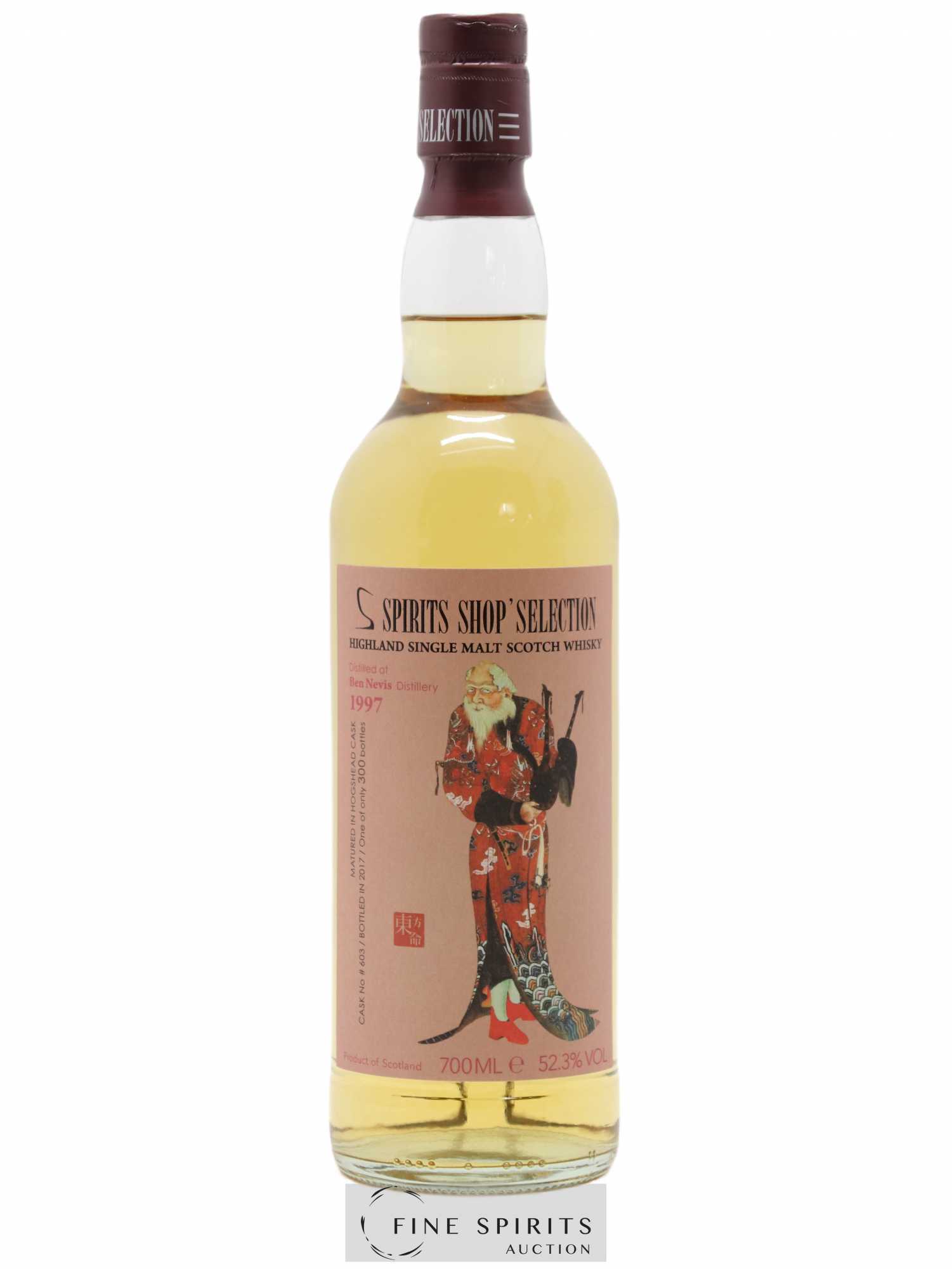 Ben Nevis 1997 Spirits Shop'Selection Hogshead Cask n°603 - One of 300 - bottled 2017 