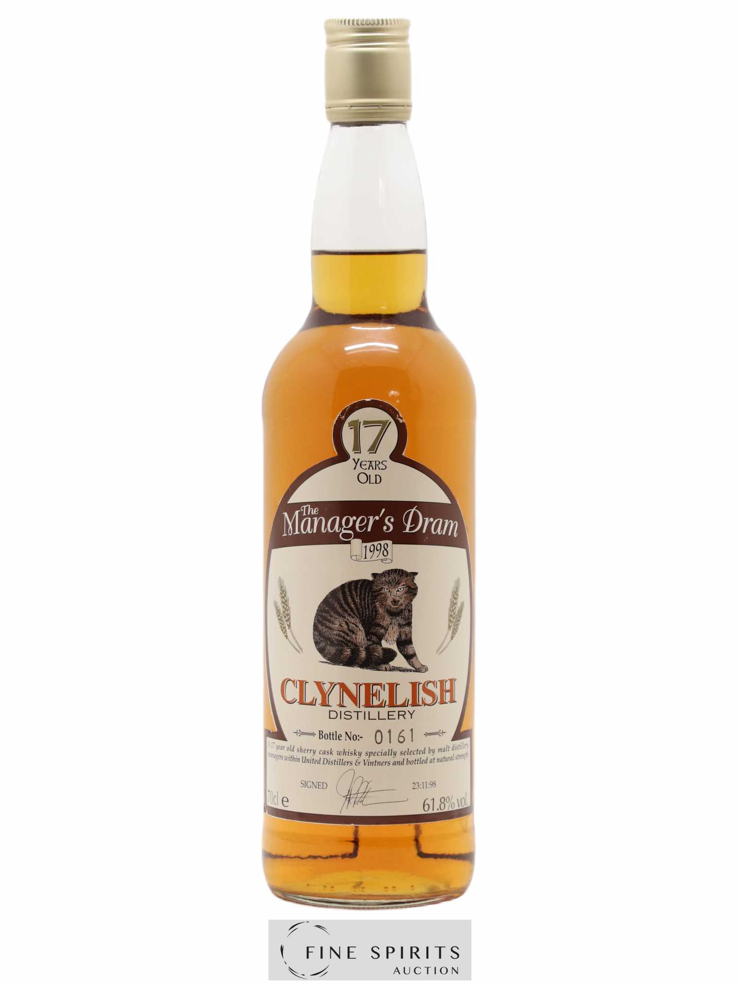 Clynelish 17 years 1998 Of. The Manager's Dram 