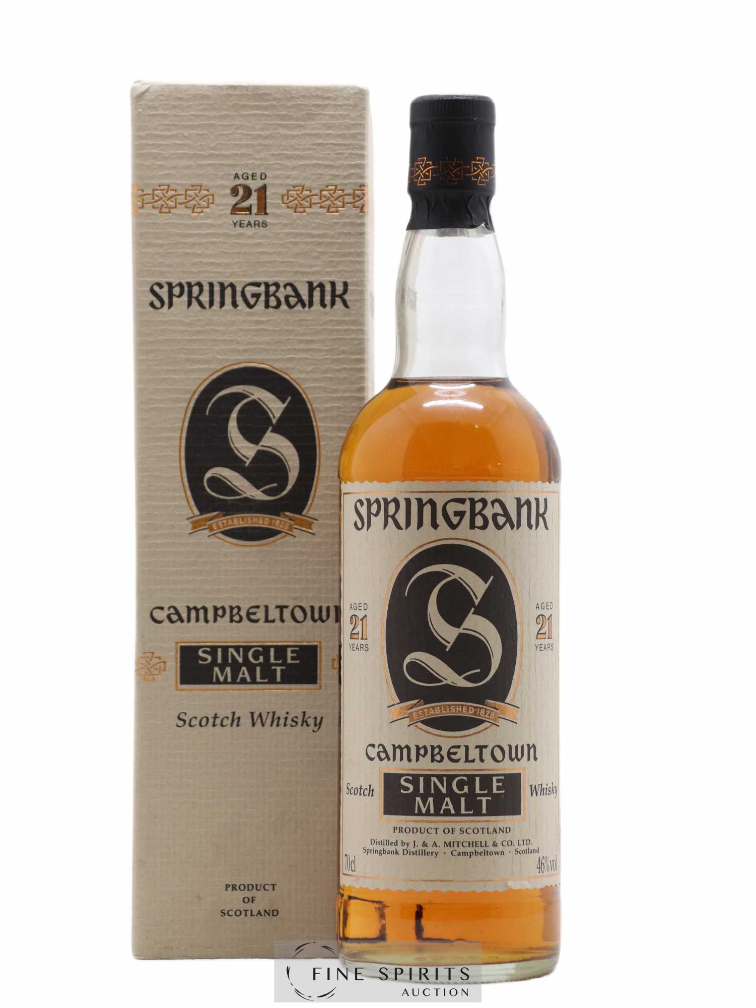 Springbank 21 years Of. Parchment Label 