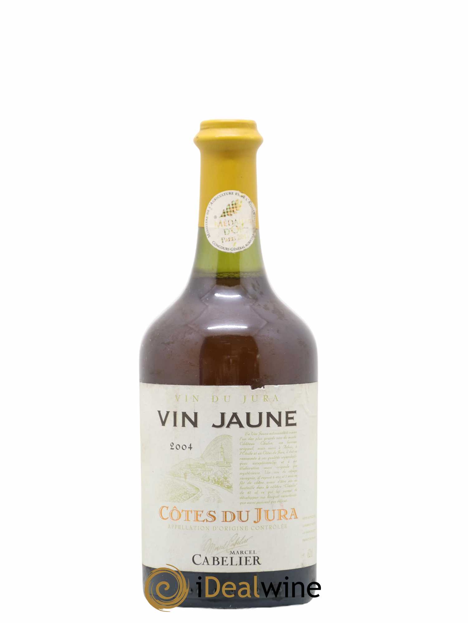 Buy Côtes du Jura Vin Jaune Domaine Marcel Cabelier 2004 (lot 1606)