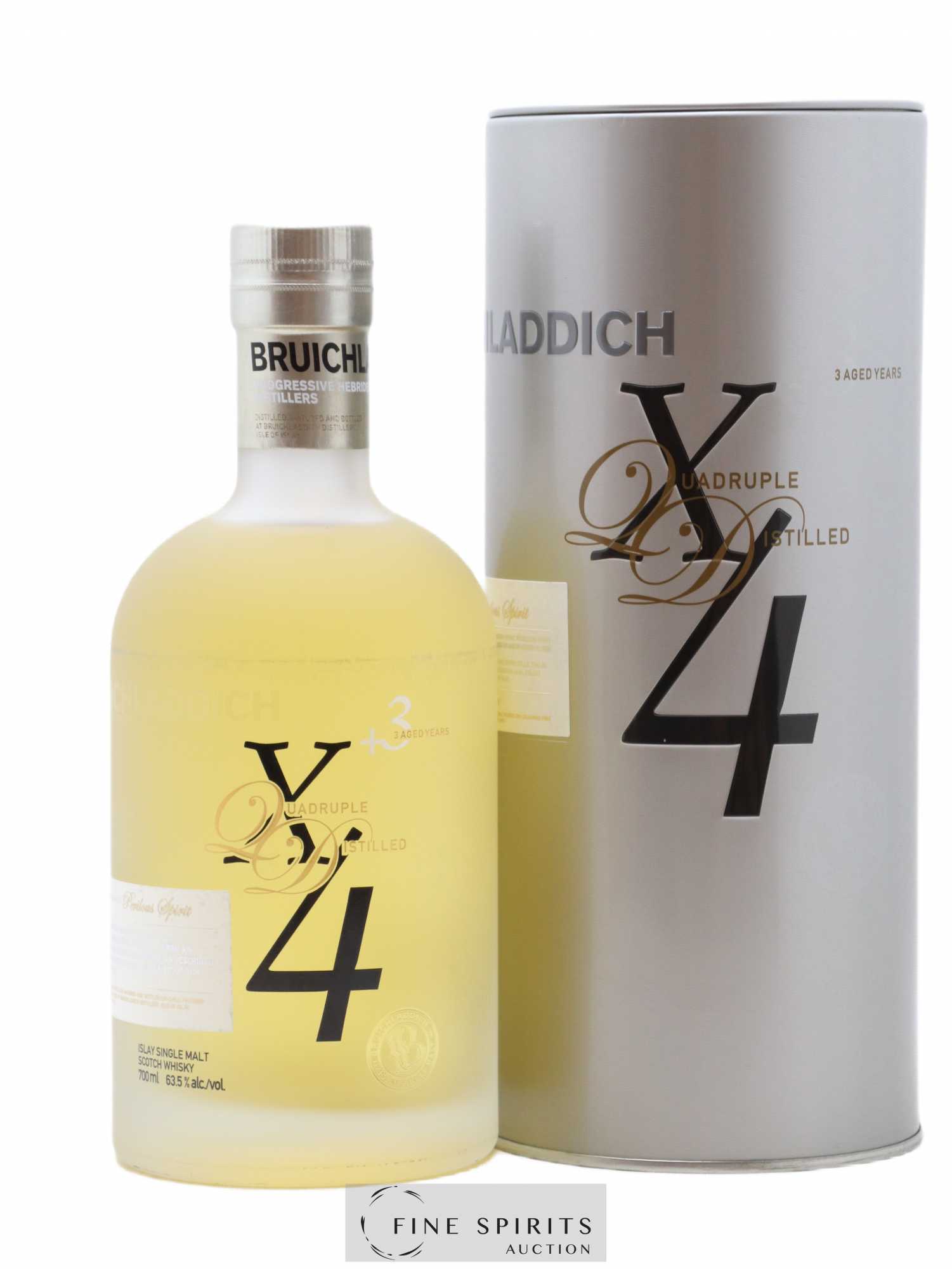 Acheter Bruichladdich 3 years Of. X4 Plus 3 Quadruple Distilled