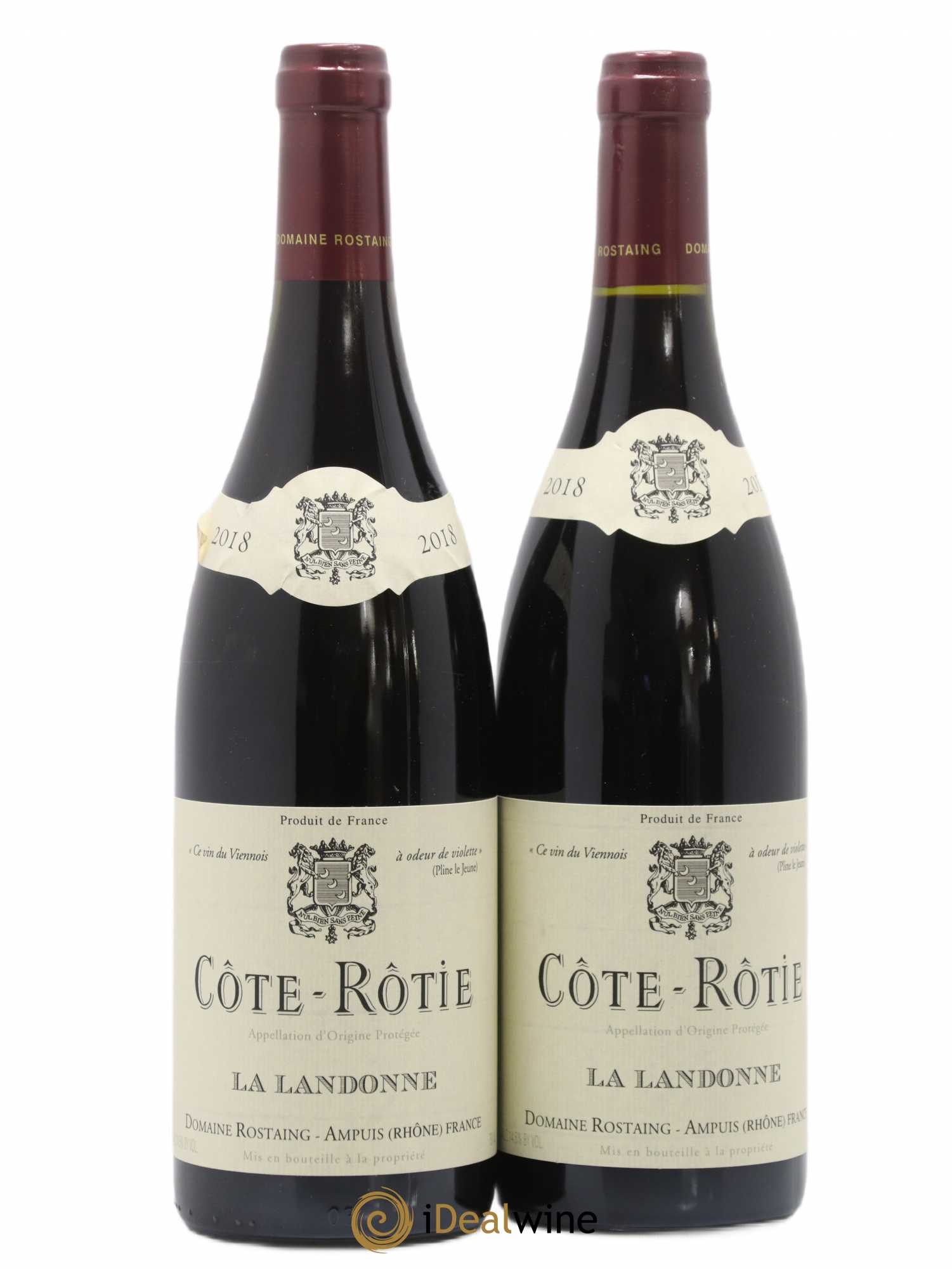 Acheter CôteRôtie La Landonne René Rostaing 2018 (lot 6047)