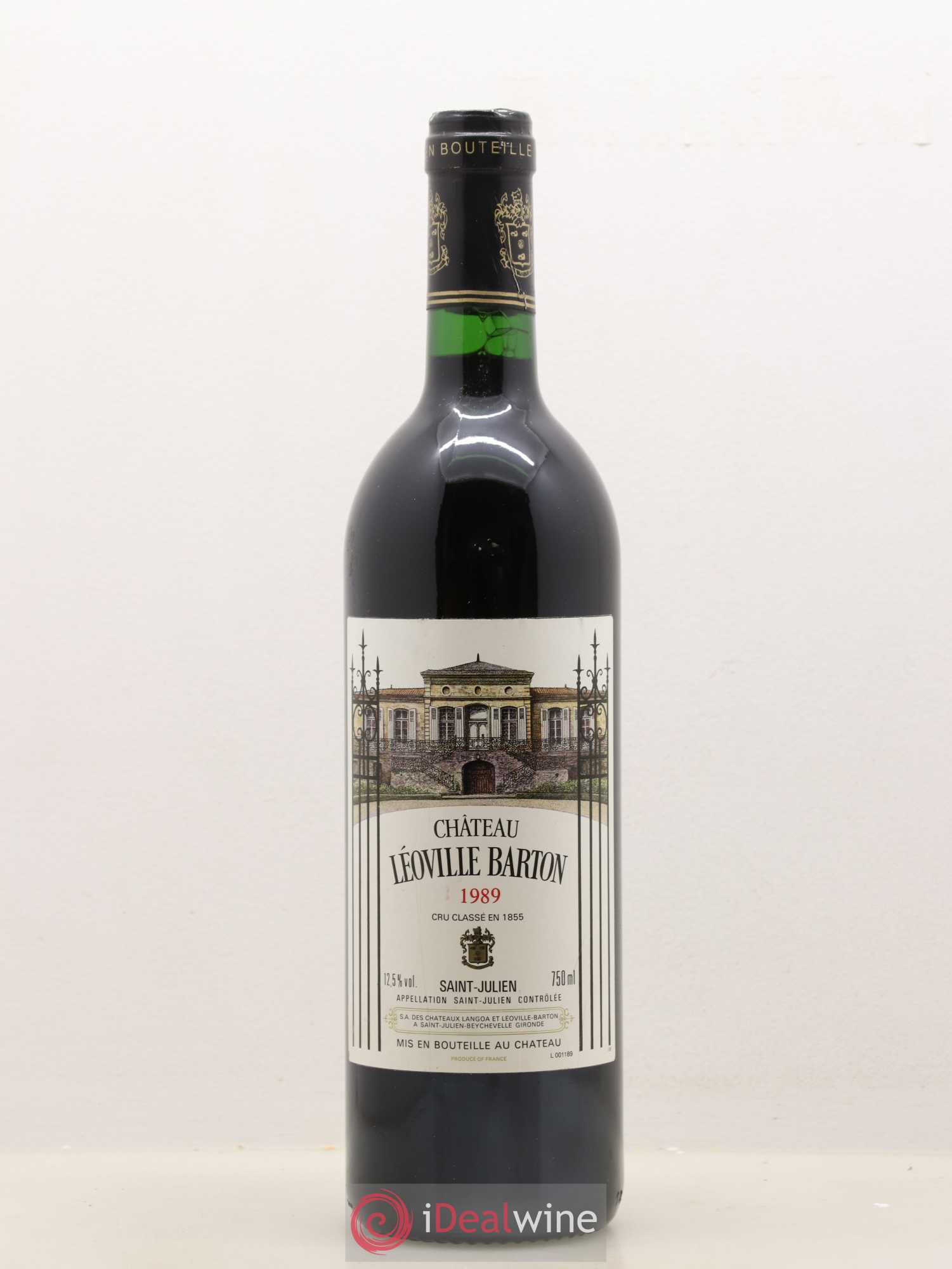 Acheter Château Léoville Barton 2ème Grand Cru Classé 1989 (lot 4678)