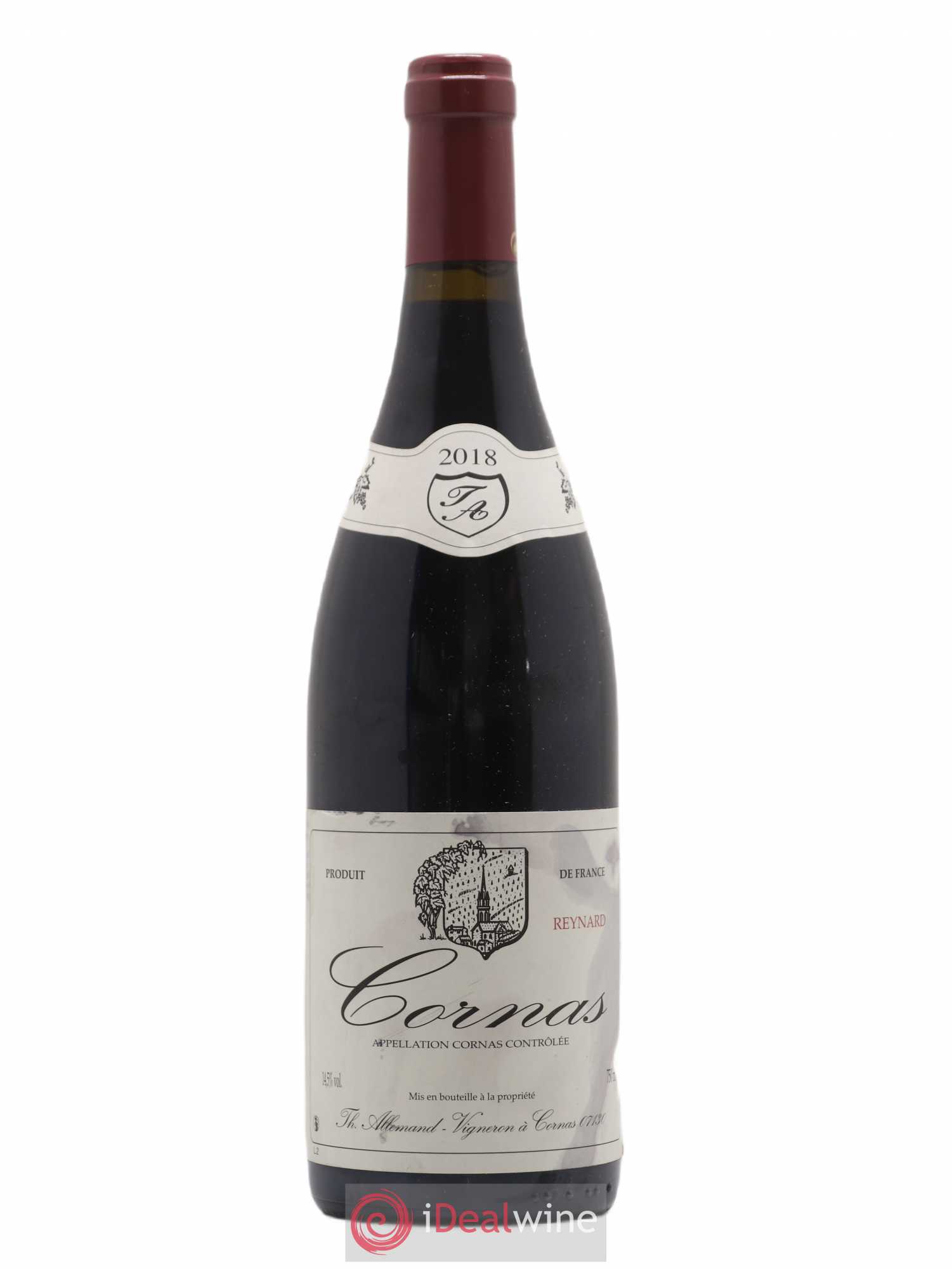 Acheter Cornas Reynard Thierry Allemand 2018 (lot: 3867)