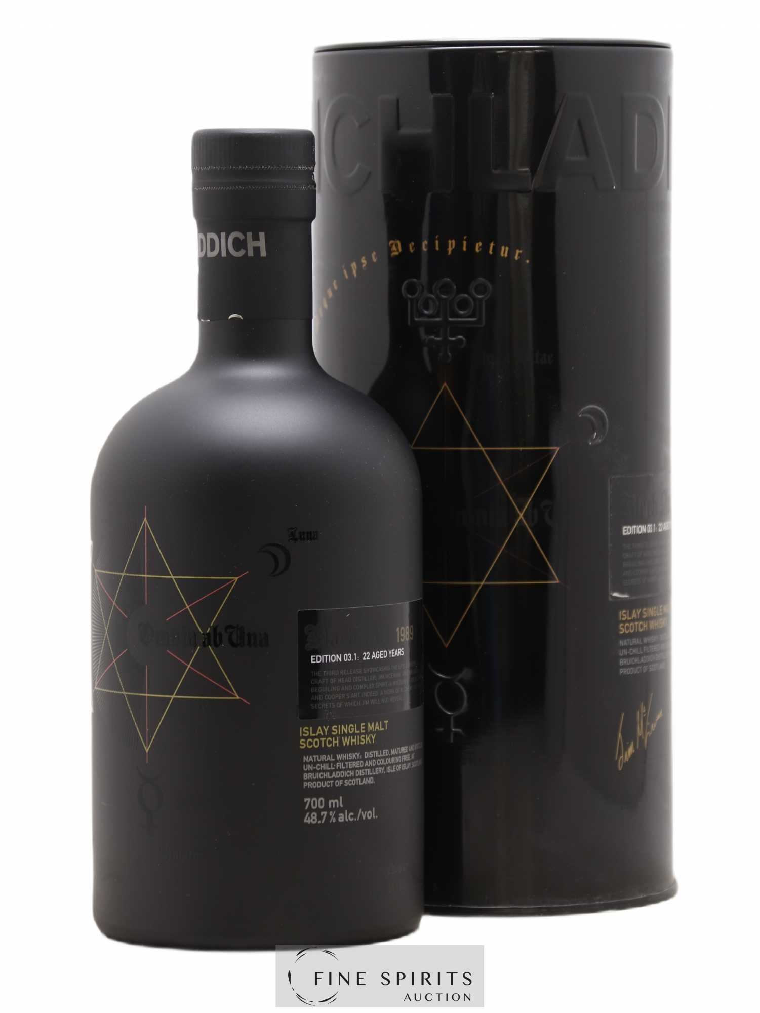 Bruichladdich 22 years 1989 Of. Black Art Edition 03.1 3rd Release 