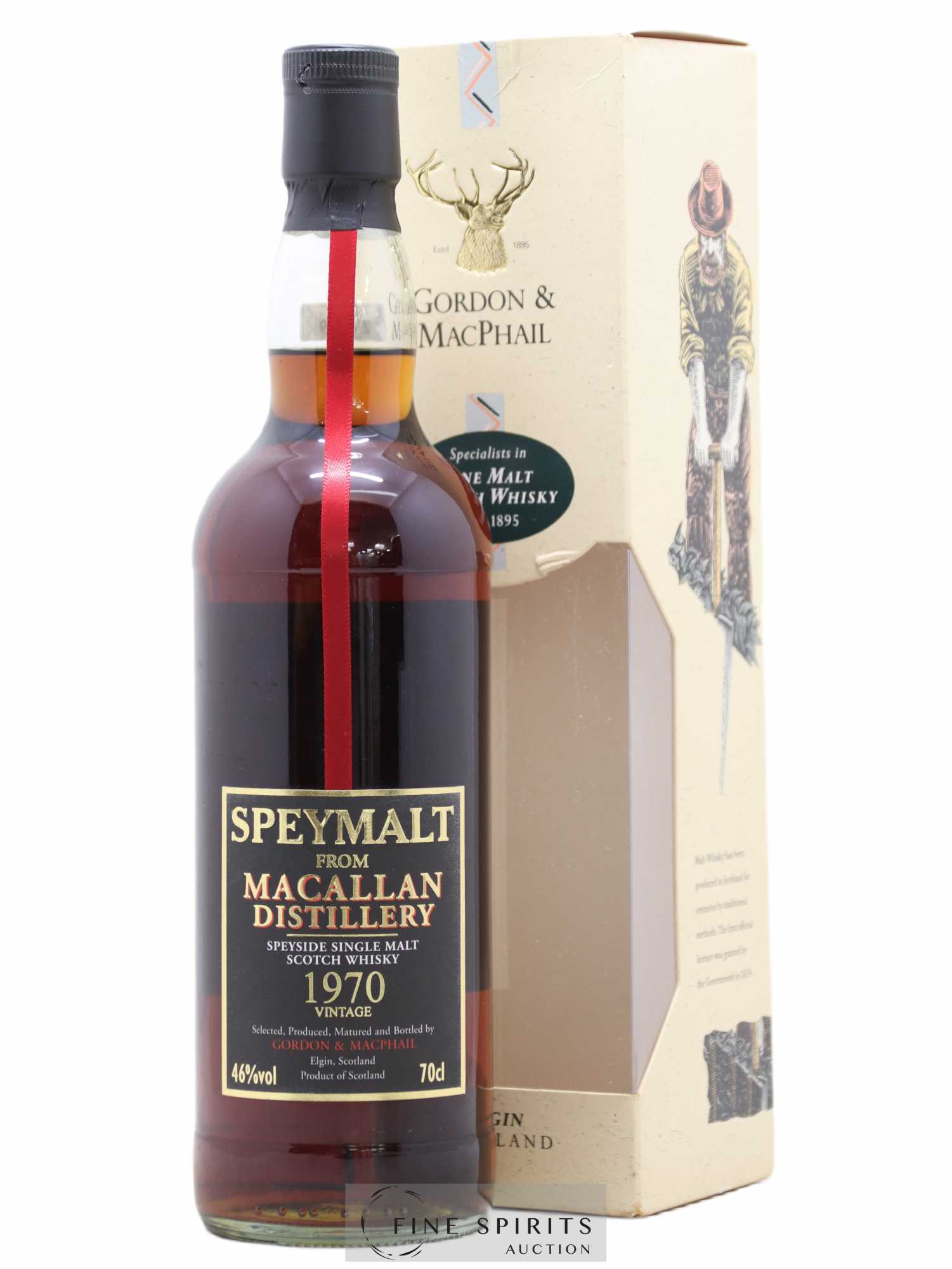 Speymalt From Macallan 1970 Gordon & Macphail 1st Fill Sherry Butt - Cask n°8326 - bottled 2009 LMDW 