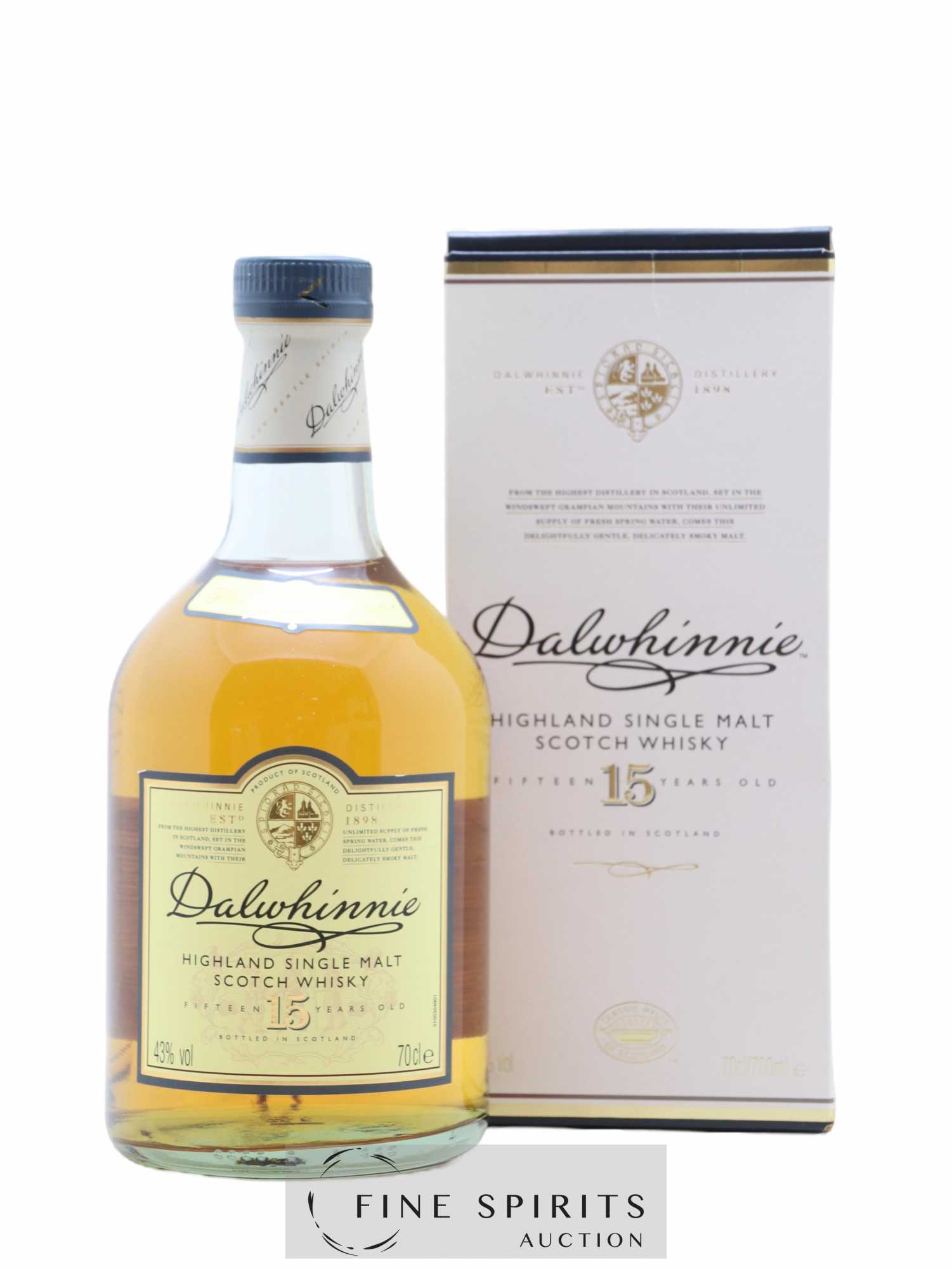 Dalwhinnie 15 years Of. 