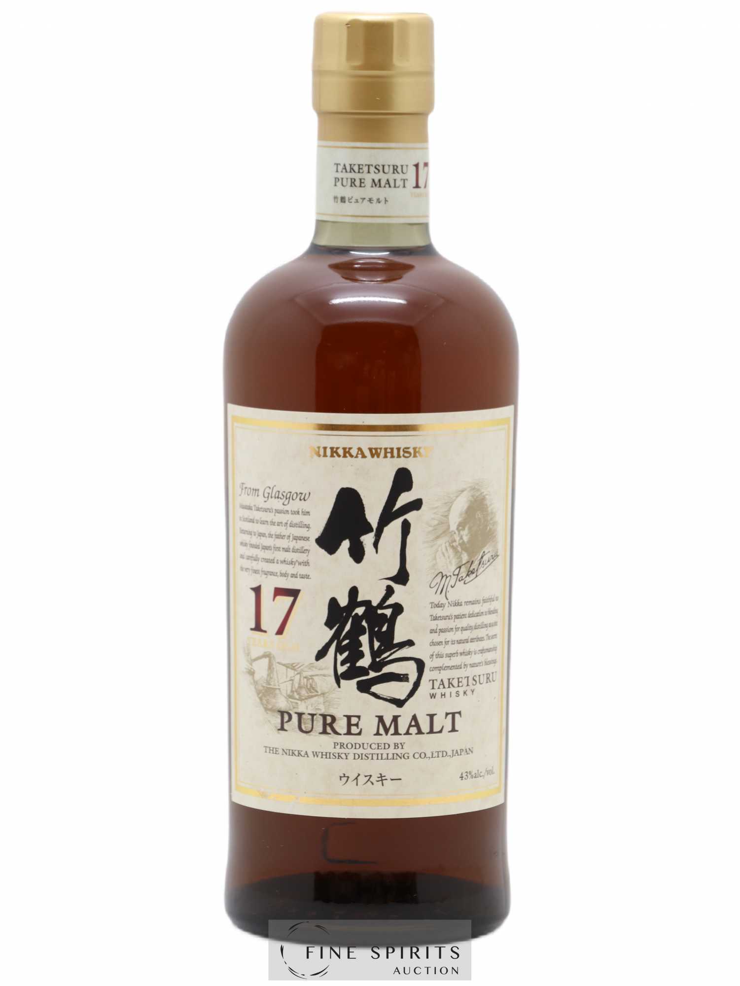 Taketsuru 17 years Of. Pure Malt Nikka Whisky 