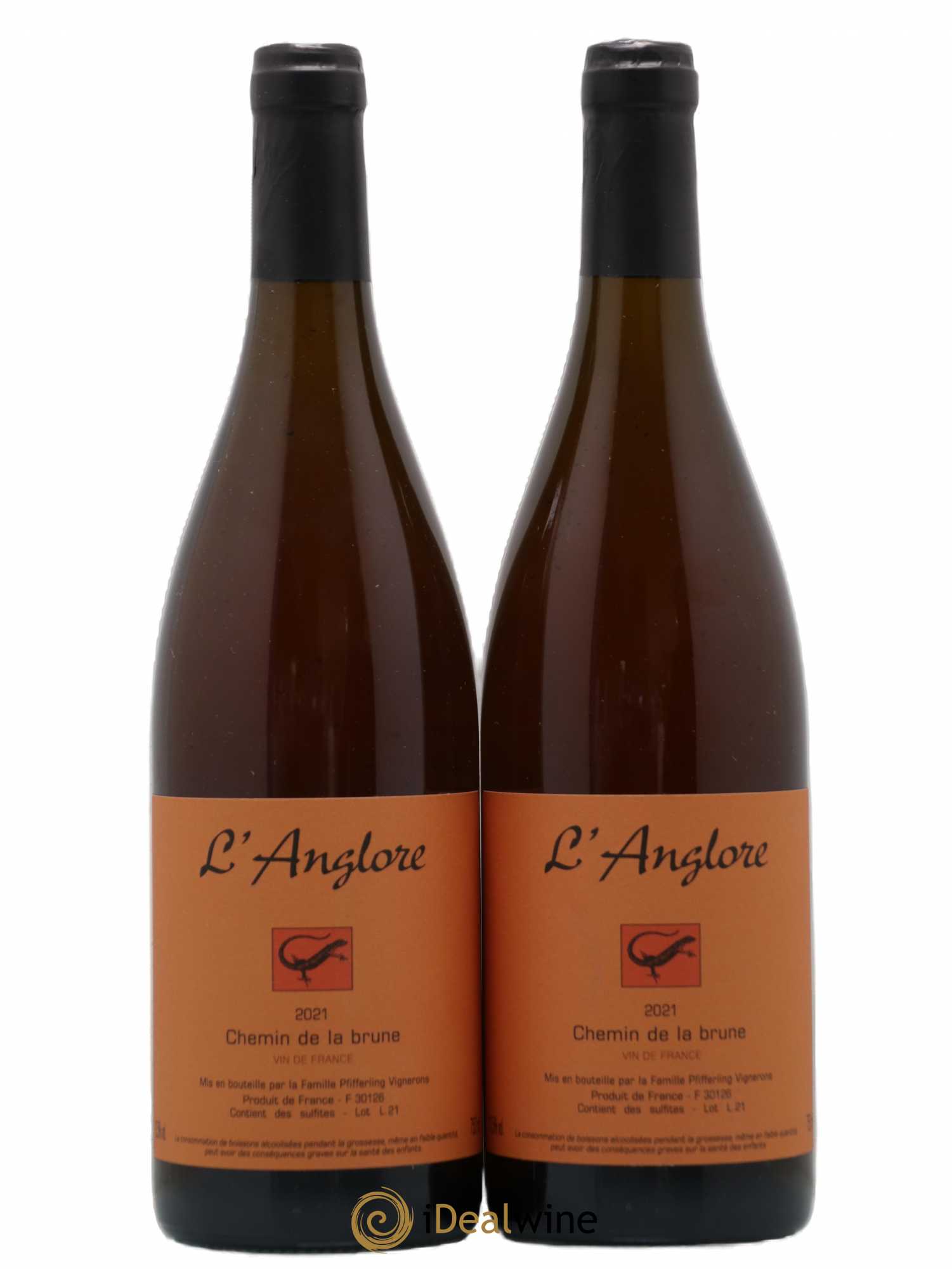 Acheter Vin de France Chemin de la brune L'Anglore 2021 (lot 5506)