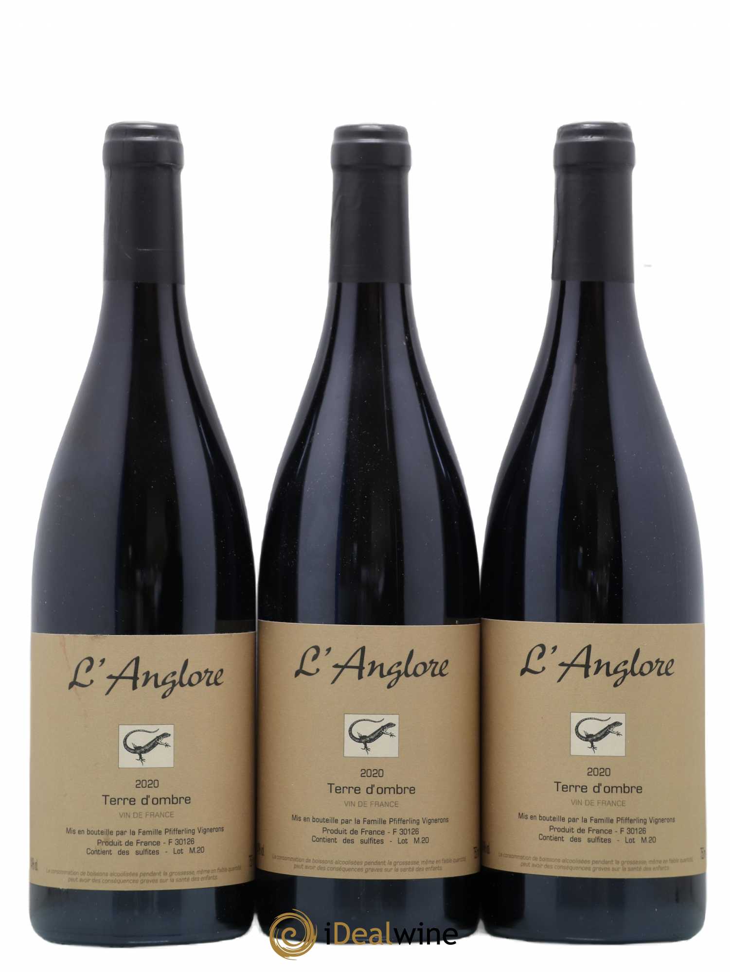 Acheter Vin de France Terre d'Ombre L'Anglore 2020 (lot 5541)
