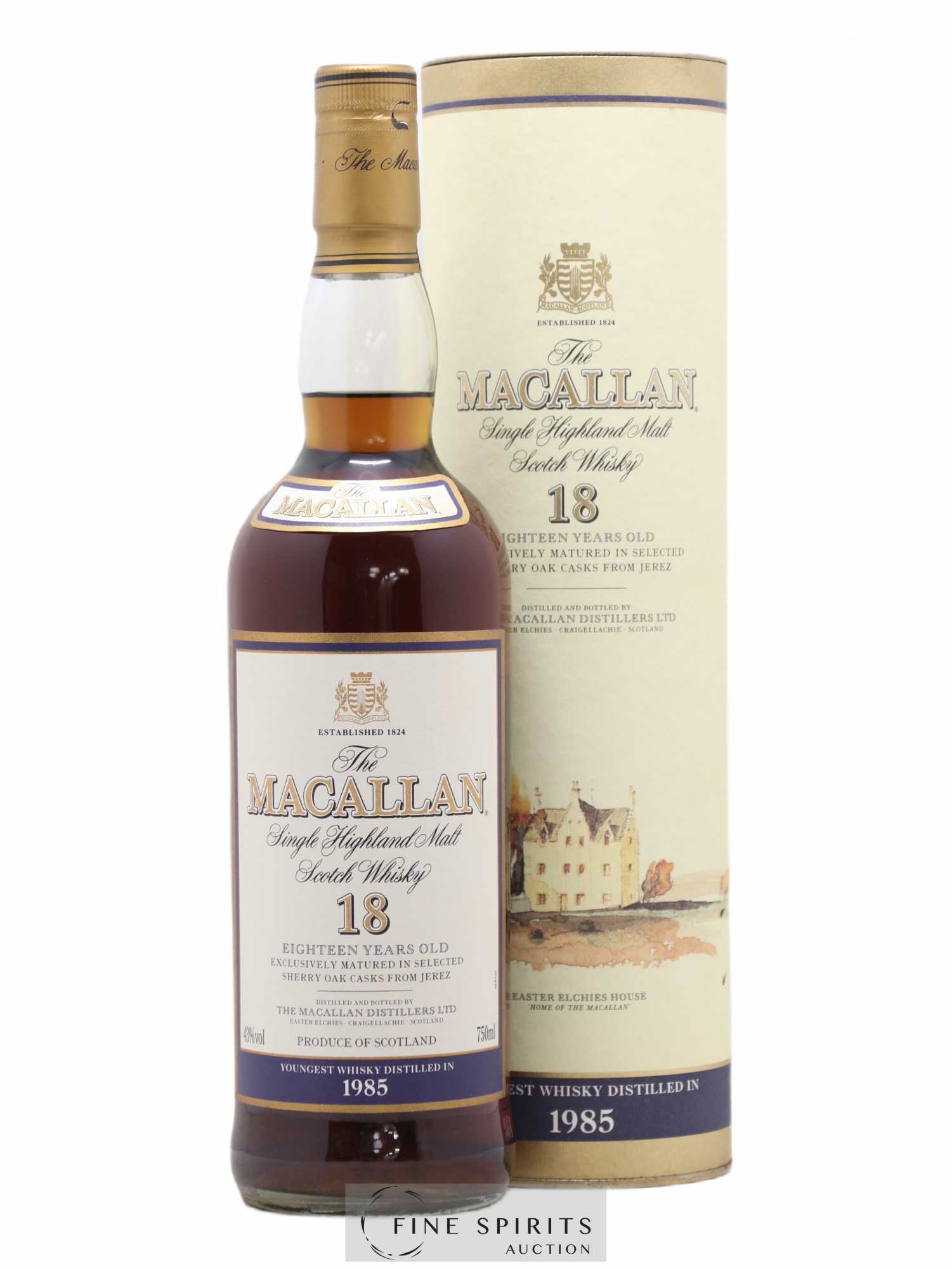 Macallan (The) 18 years 1985 Of. Selected Sherry Oak Casks 