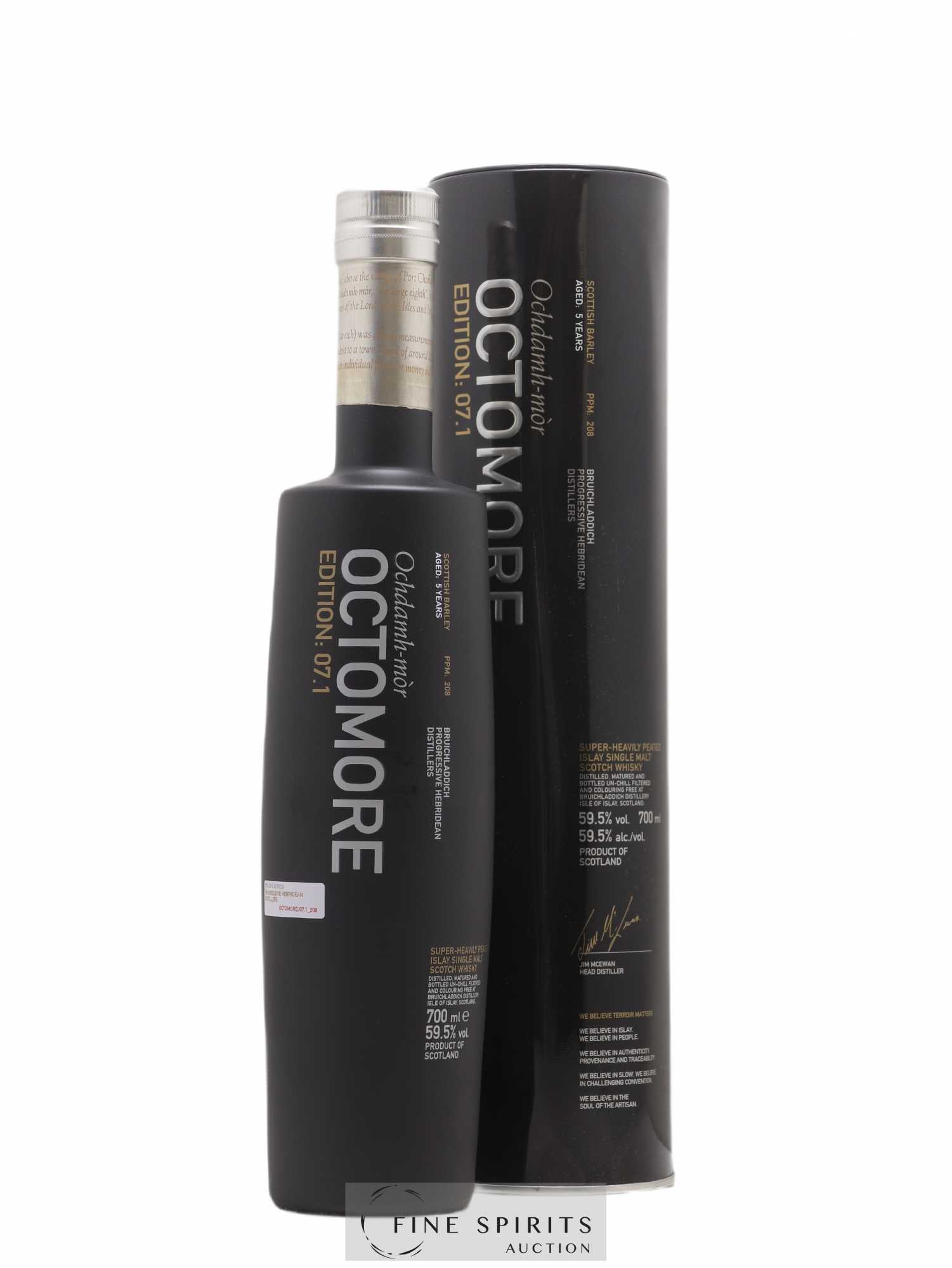 Octomore 5 years Of. Edition 07.1 Super-Heavily Peated Limited Edition 