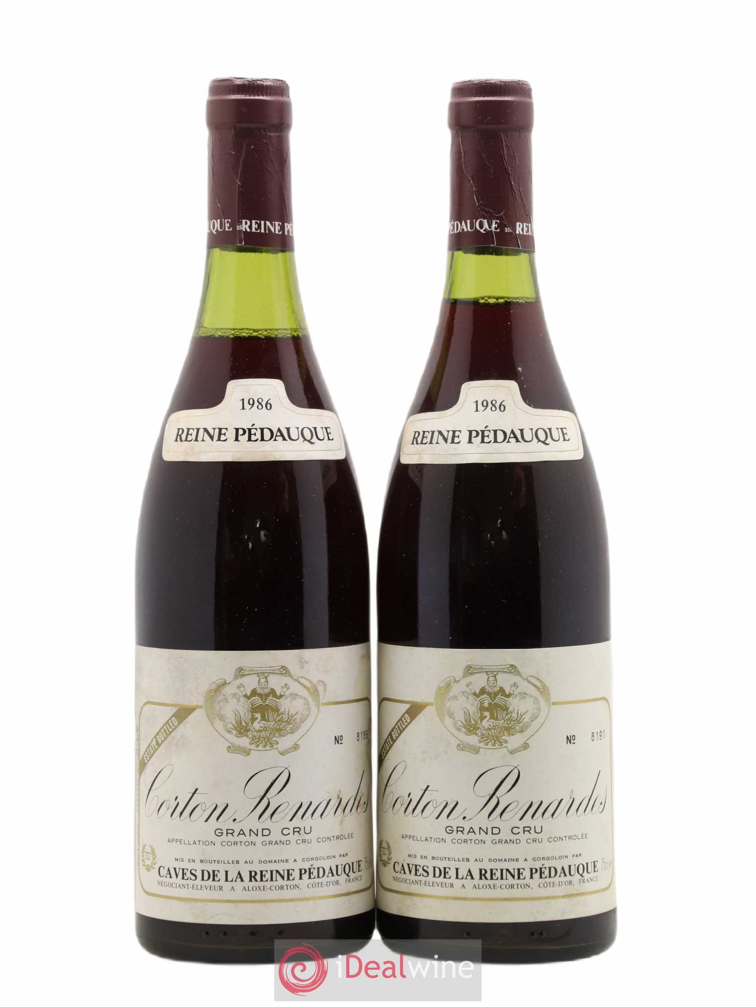 Acheter Corton Grand Cru Renardes La Reine Pedauque 1986 (lot 2222)