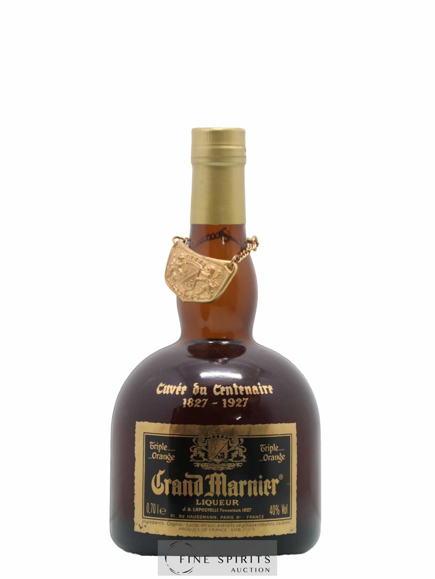 Buy GrandMarnier Of. Cuvée du Centenaire 18271927 (lot 30)