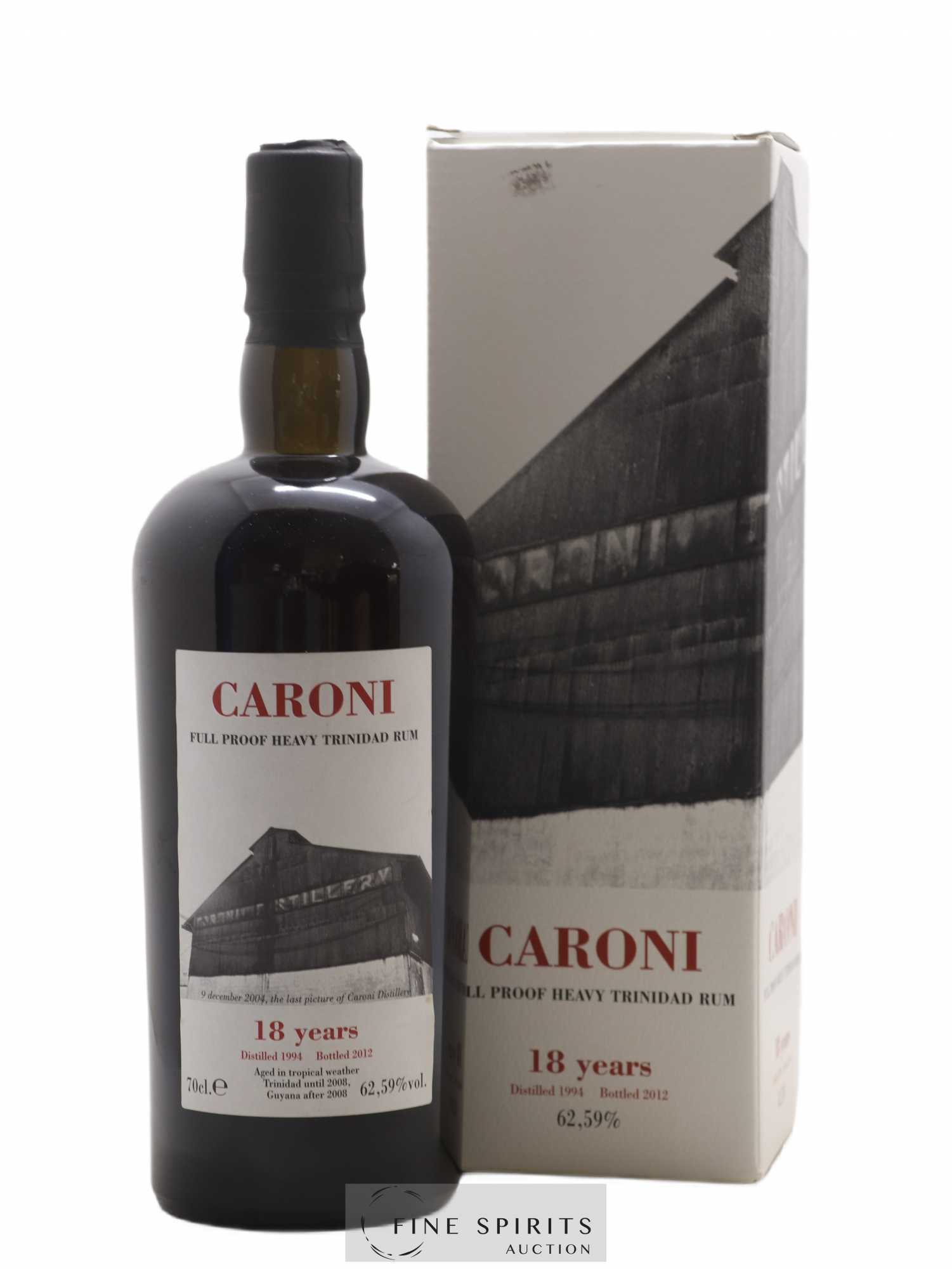 Caroni 18 years 1994 Velier Stock of 10 Barrels One of 2633 - bottled 2012 