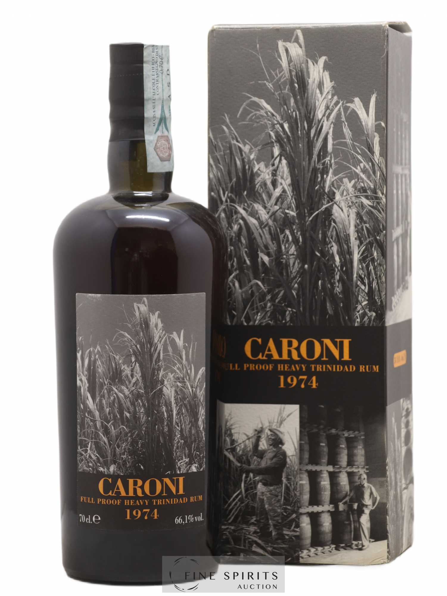 Caroni 34 years 1974 Velier Stock of 7 drums - One of 2000 - bottled 2008 Full Proof 