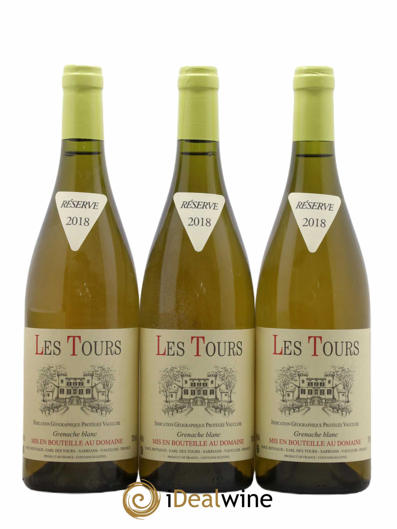 Acheter IGP Vaucluse (Vin de Pays de Vaucluse) Les Tours Grenache Blanc