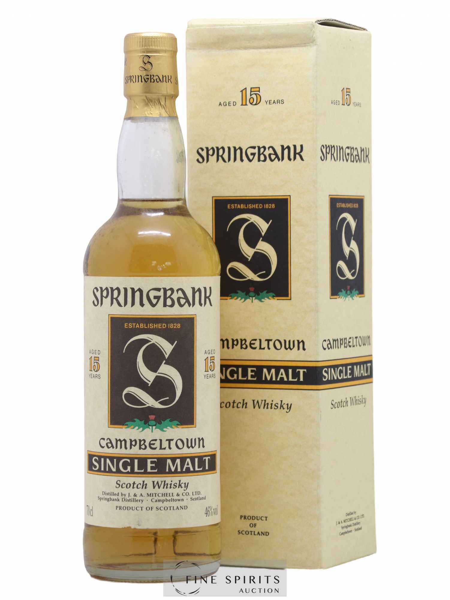 Springbank 15 years Of. Parchment Label 