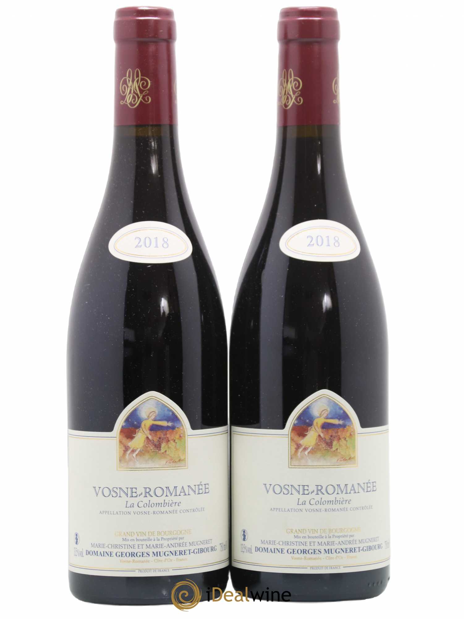 Buy VosneRomanée La Colombière MugneretGibourg (Domaine) 2018 (lot 4315)