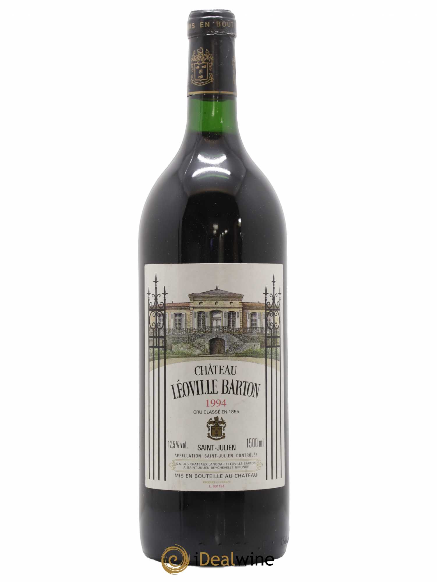 Acheter Château Léoville Barton 2ème Grand Cru Classé 1994 (lot 9736)