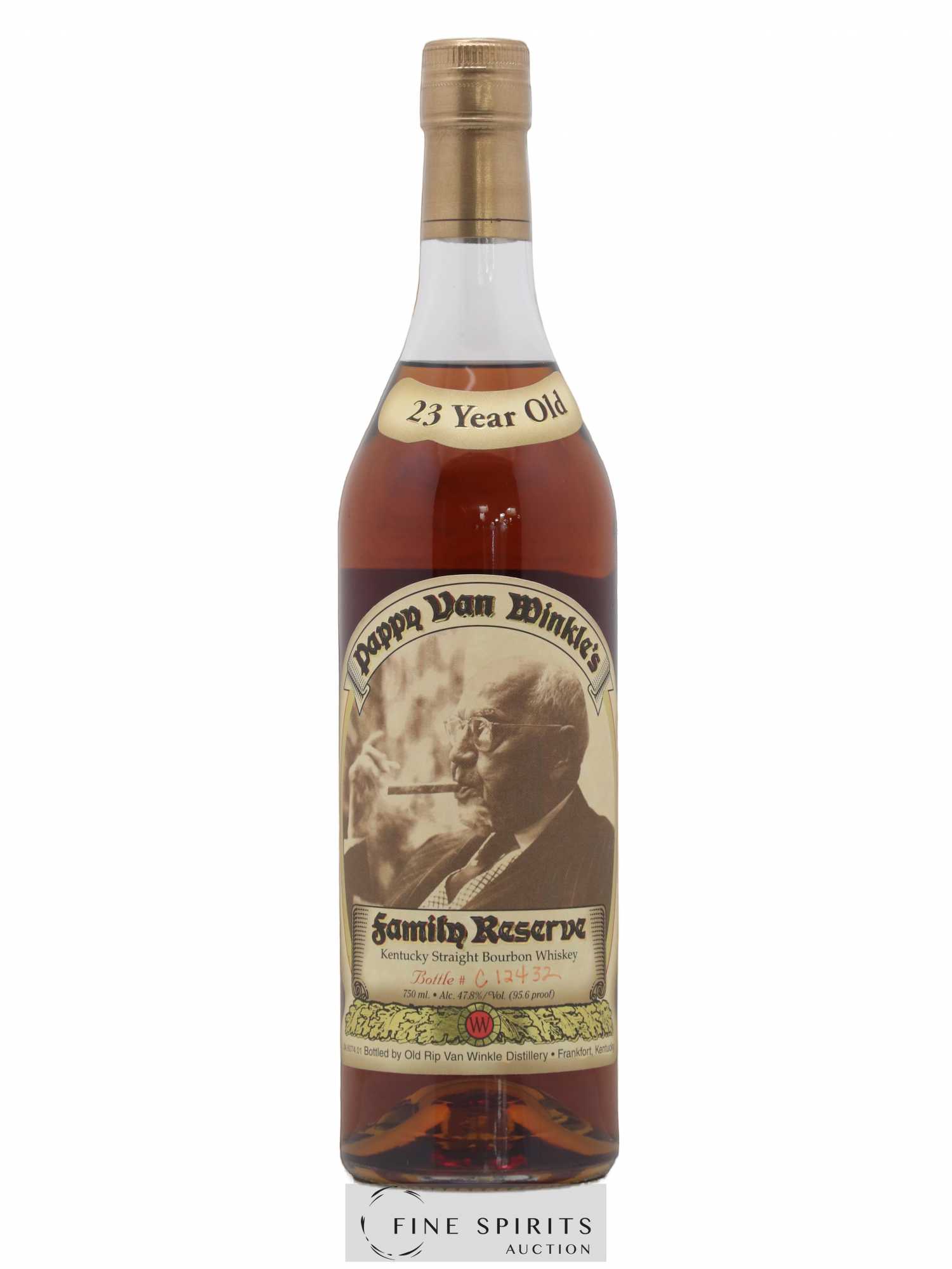 Pappy Van Winkle's 23 years Of. Old Rip Van Winkle Distillery Family Reserve 