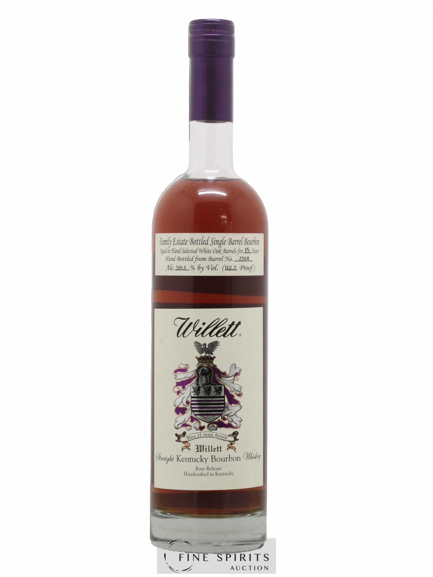 Willett 15 years Of. Barrel n°2501 - One of 128 Rare Release 