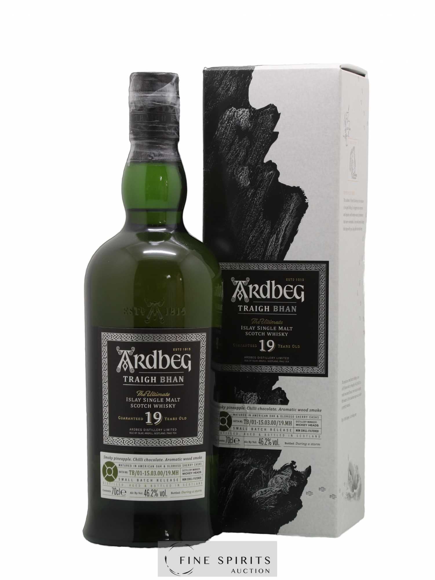 Ardbeg 19 years Of. Traigh Bhan TB-01-15.03.00-19.MH The Ultimate 