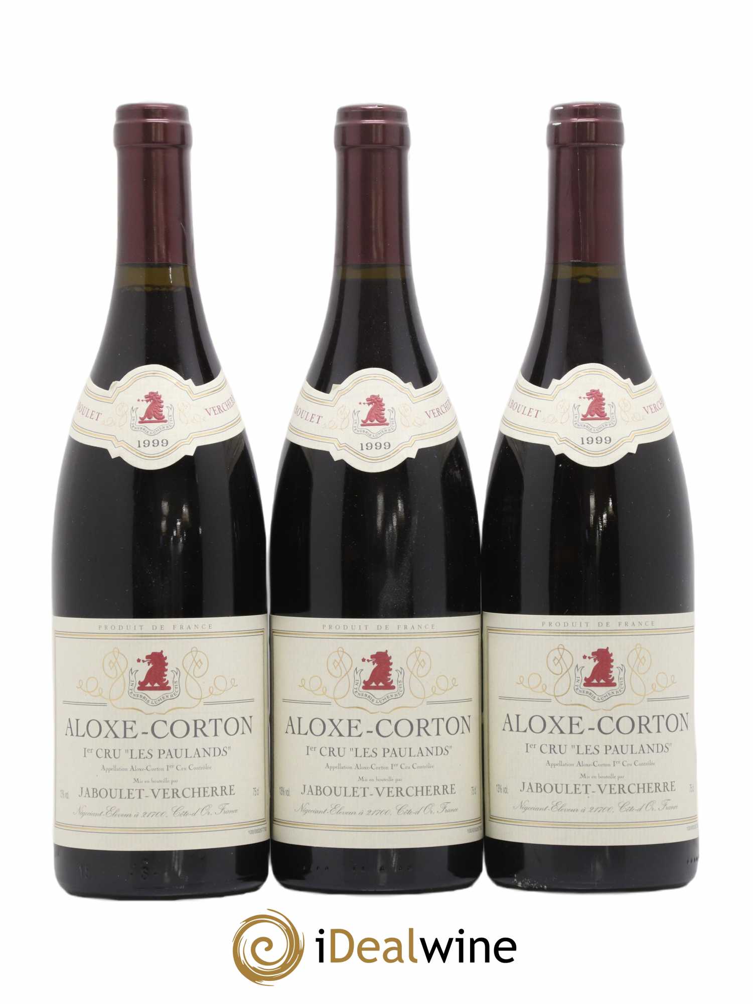 Acheter AloxeCorton 1er Cru Les Paulands Jaboulet Vercherre 1999 (lot 2707)
