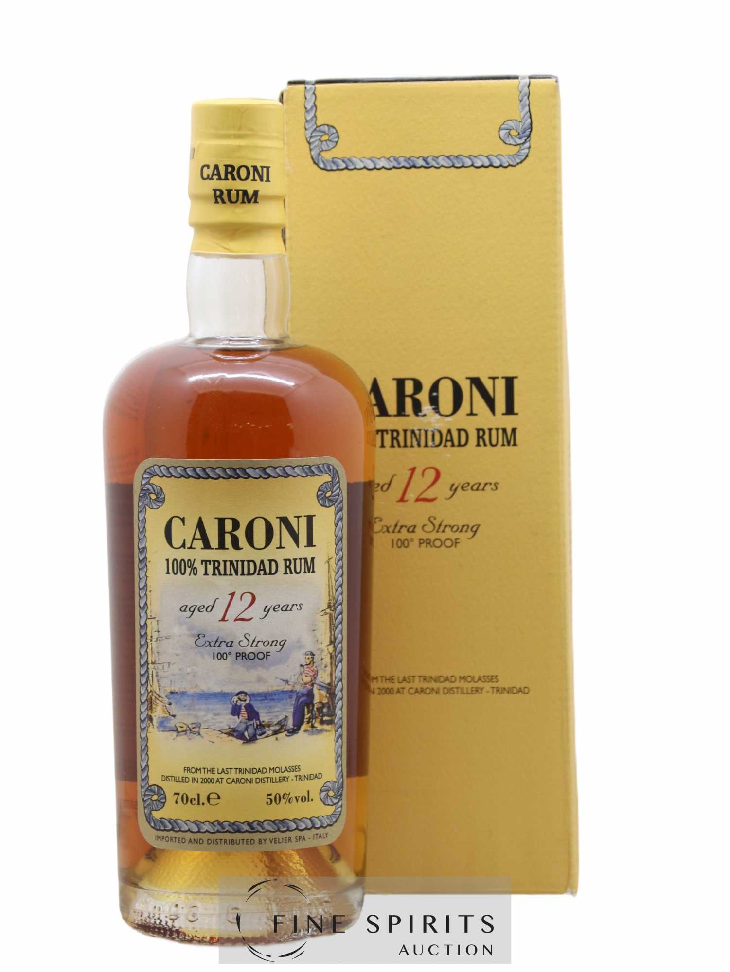 Caroni 12 years 2000 Velier 100° Proof bottled 2012 Extra Strong 