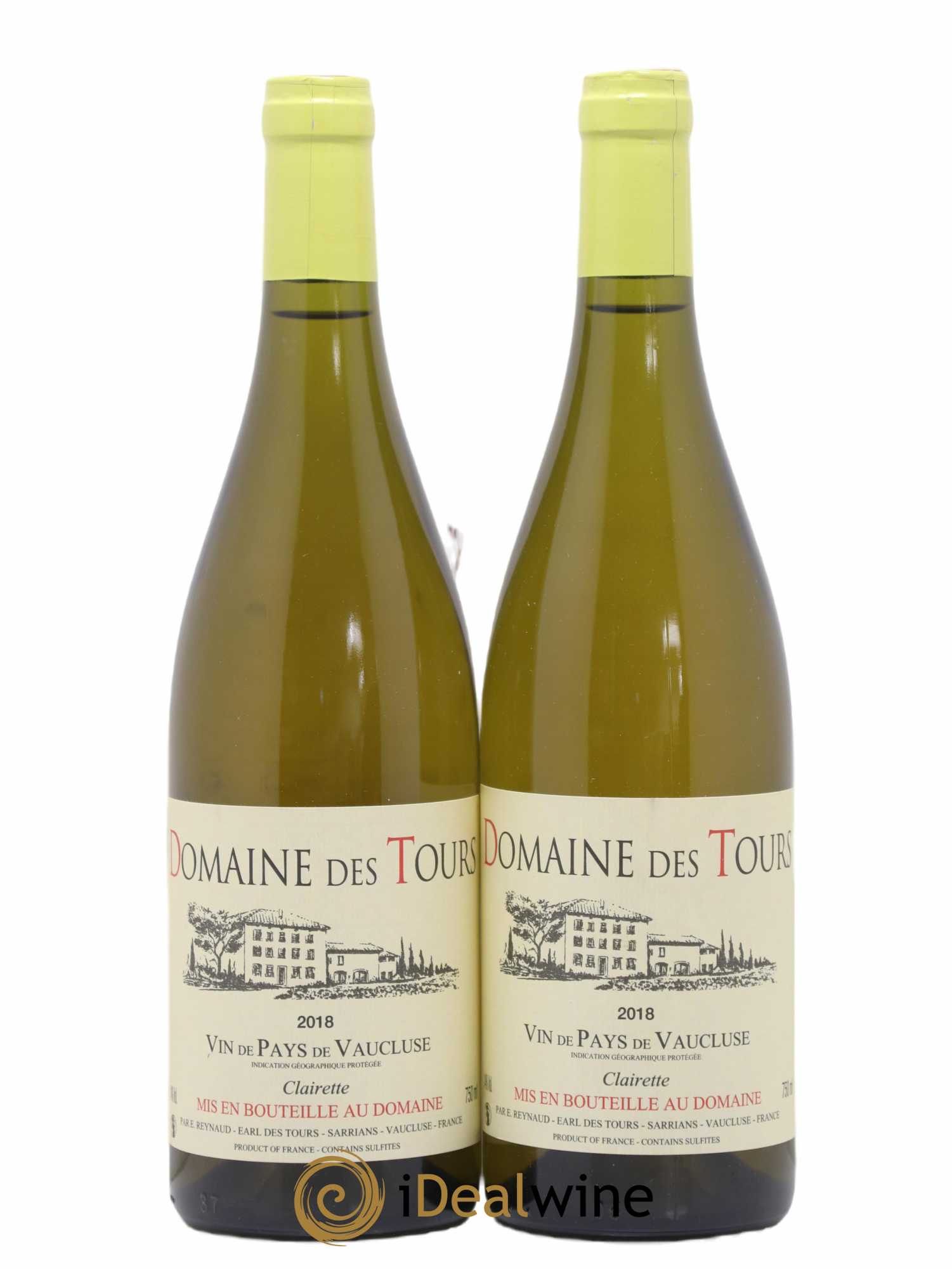 Acheter IGP Vaucluse (Vin de Pays de Vaucluse) Domaine des Tours