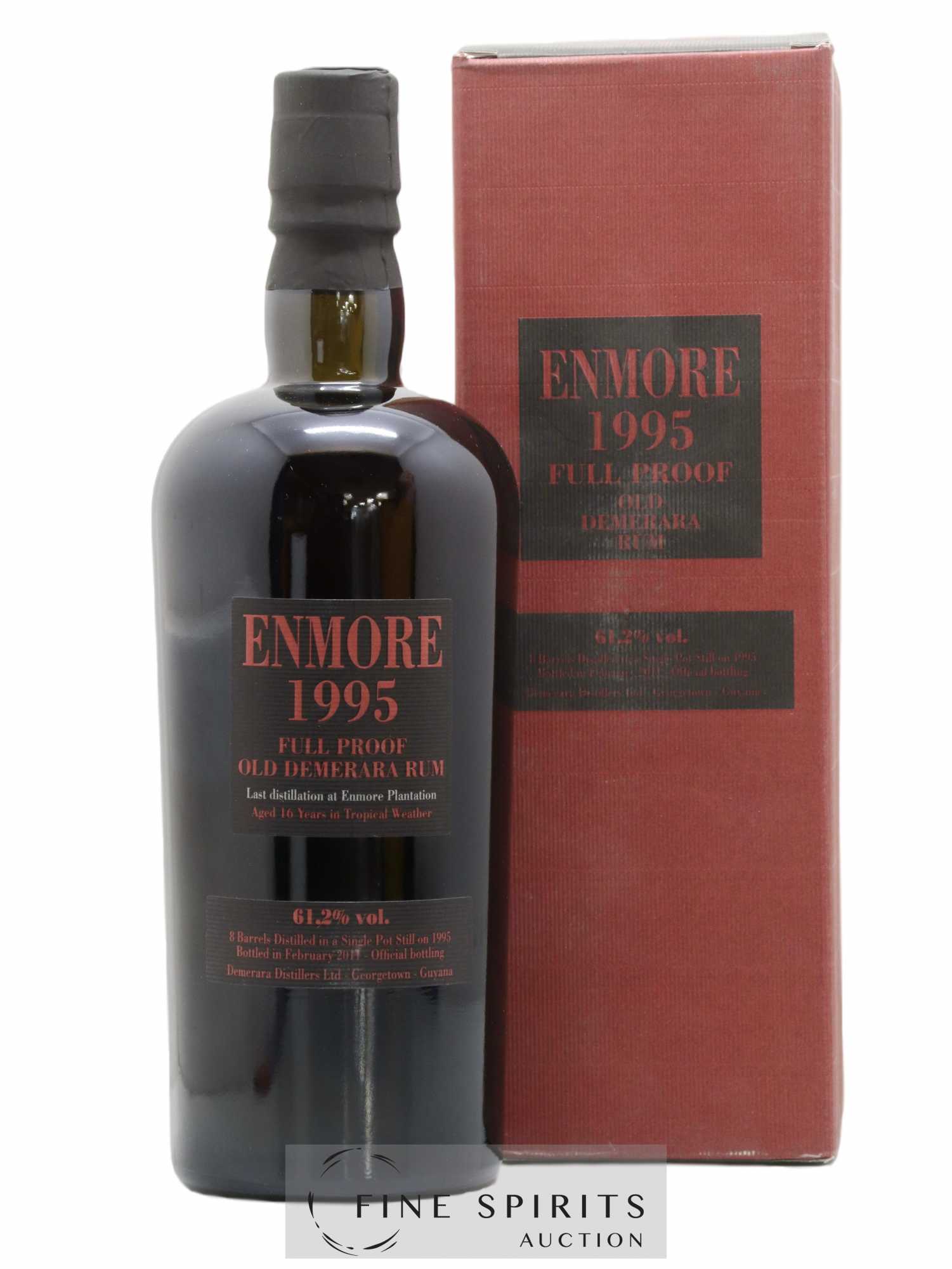 Enmore 16 years 1995 Of. Full Proof Barrels ELCR - bottled in 2011 Velier 