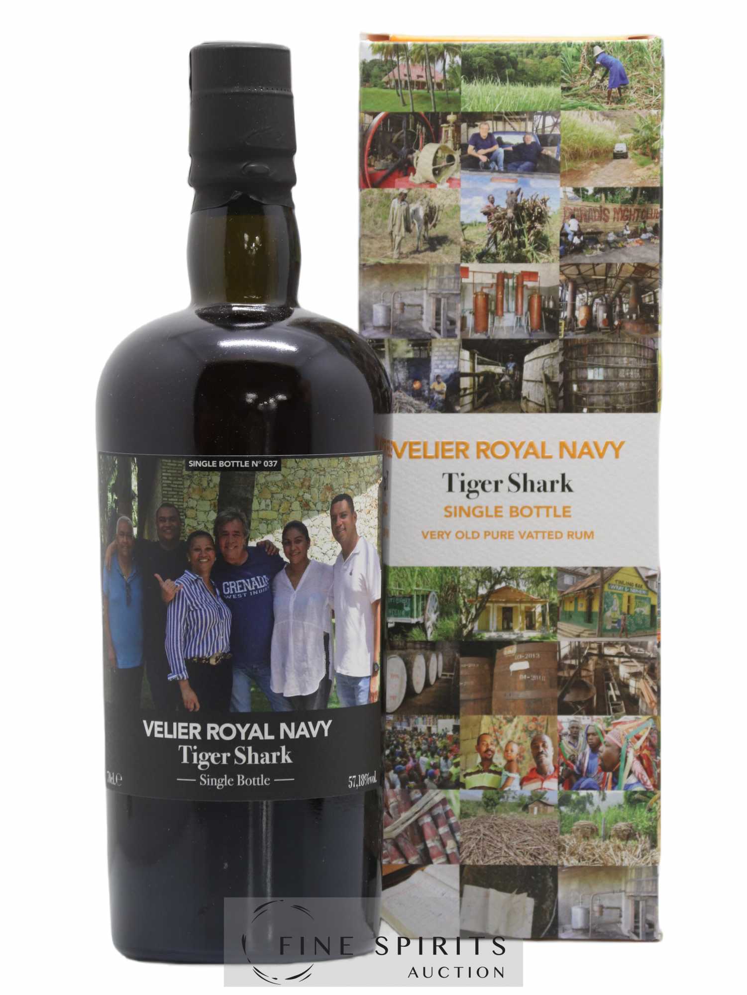 Velier Royal Navy Of. Tiger Shark - Single Bottle - First Release N°037 