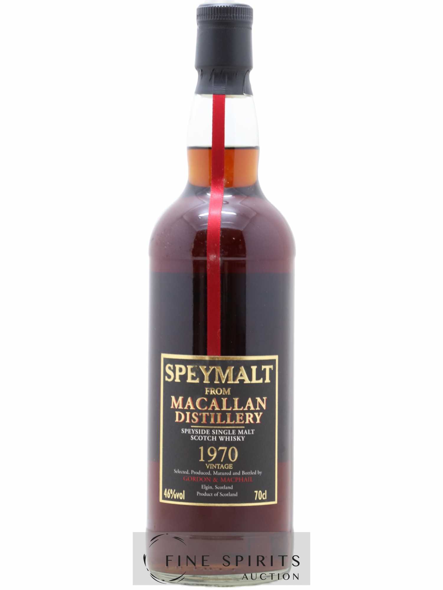 Speymalt From Macallan 1970 Gordon & Macphail 1st Fill Sherry Hogshead - Cask n°10031 - bottled 2010 LMDW 