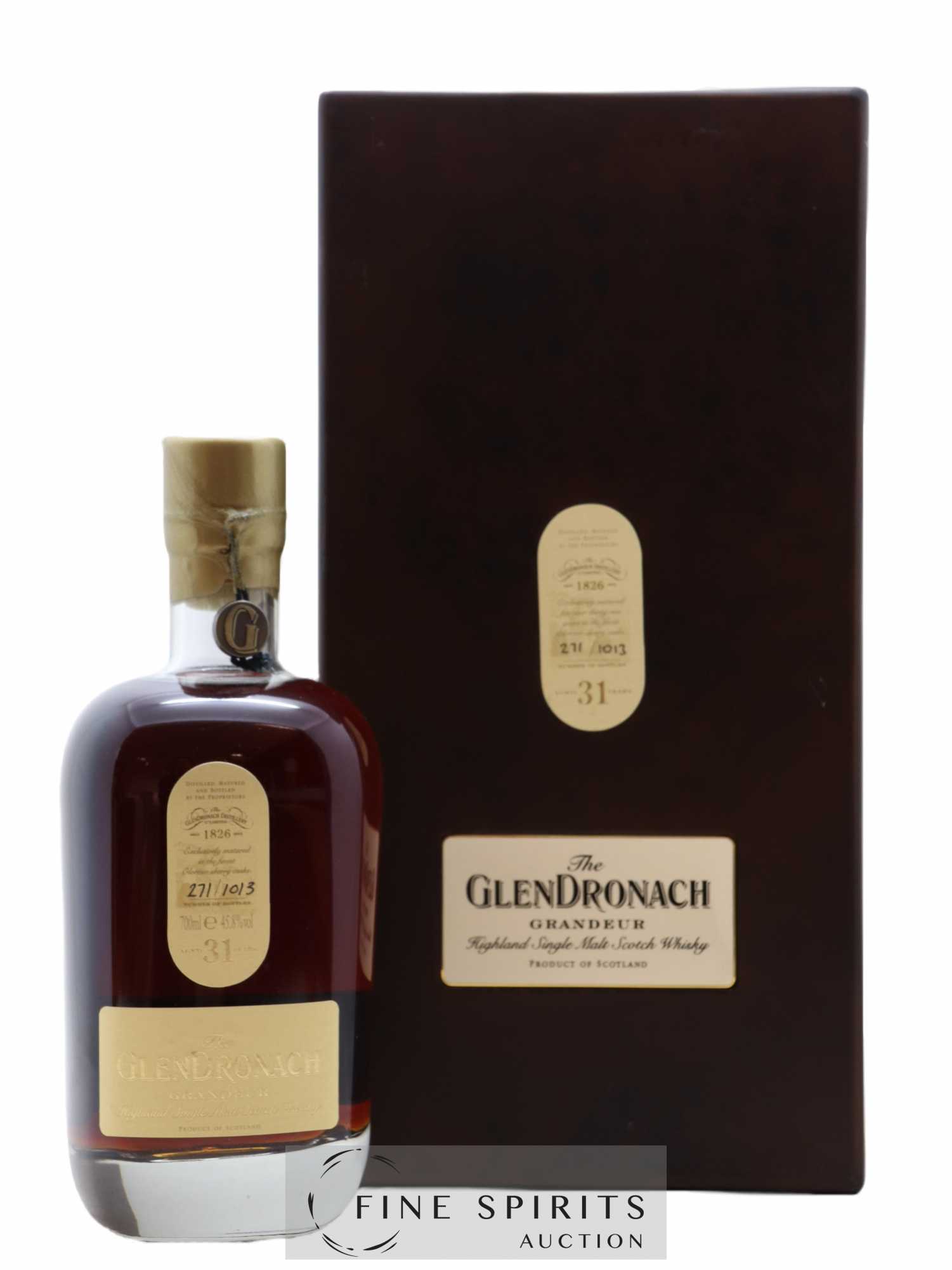 Glendronach 31 years Of. Grandeur One of 1013 