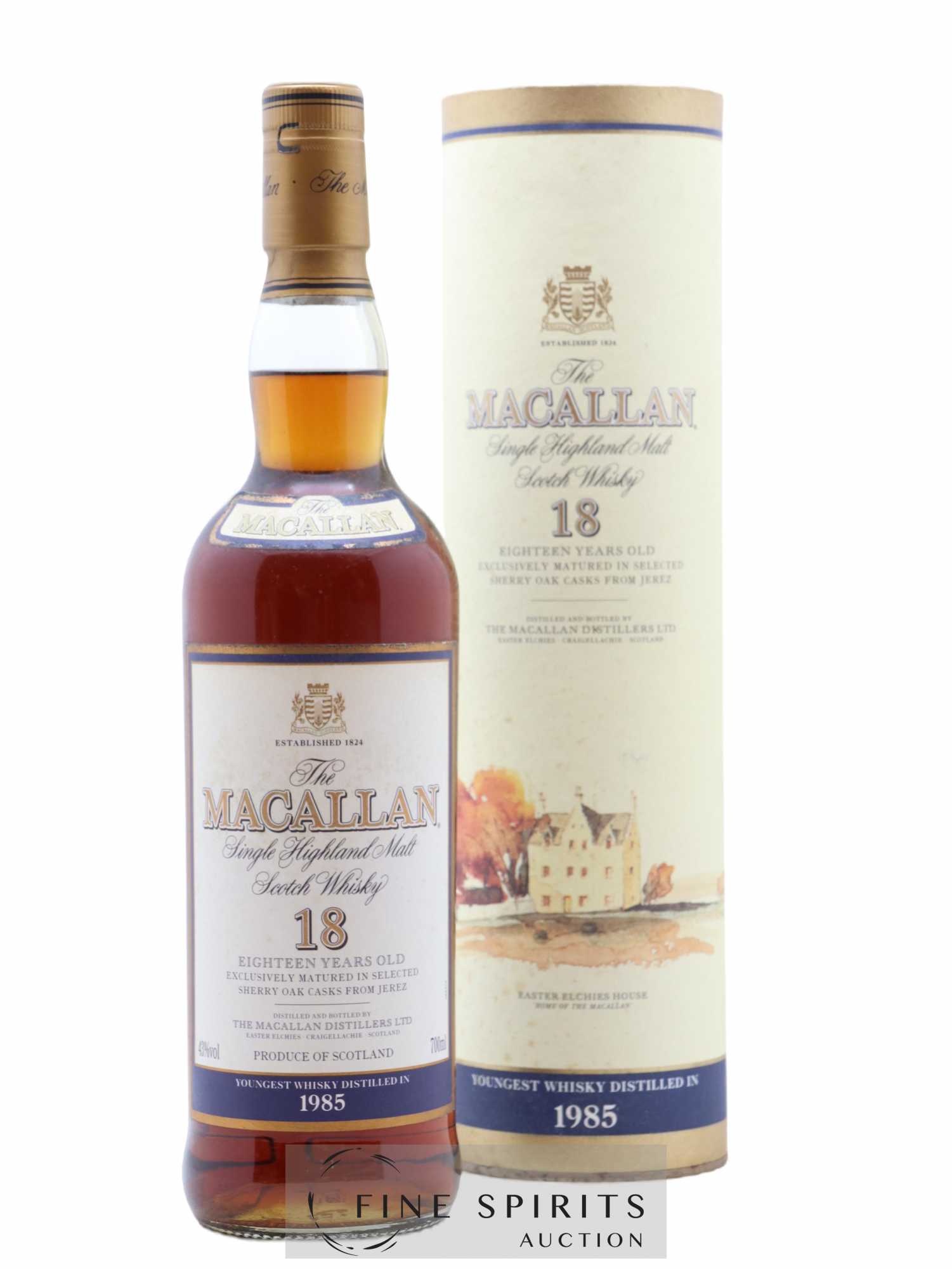 Macallan (The) 18 years 1985 Of. Selected Sherry Oak Casks 