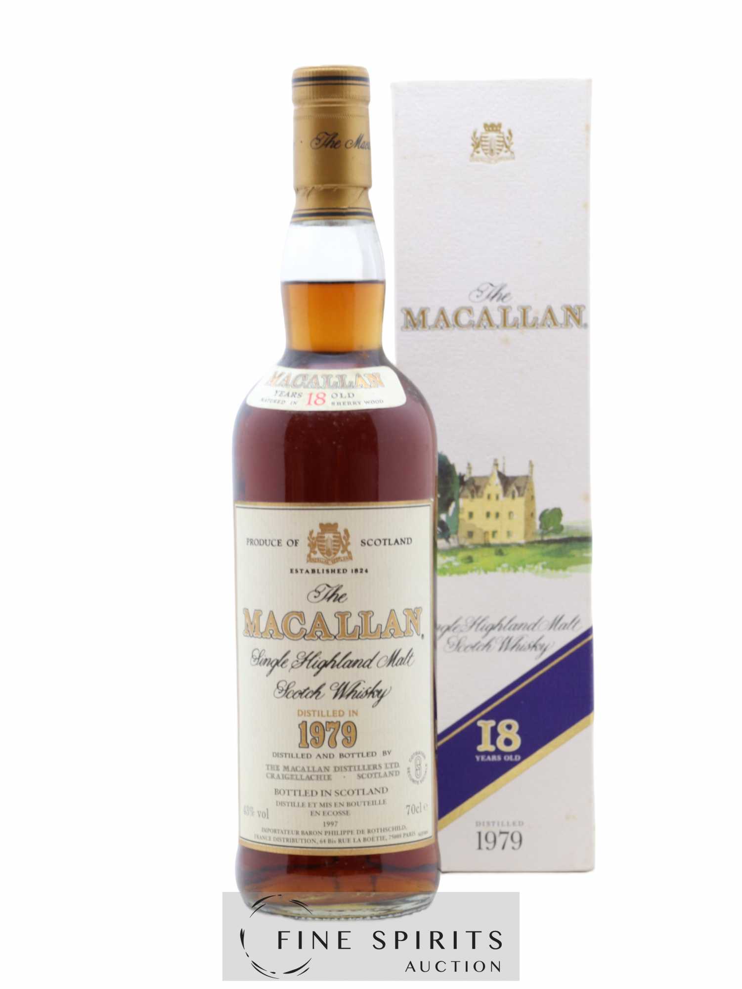 Macallan (The) 18 years 1979 Of. Sherry Wood Matured - bottled 1997 Rothschild Import 